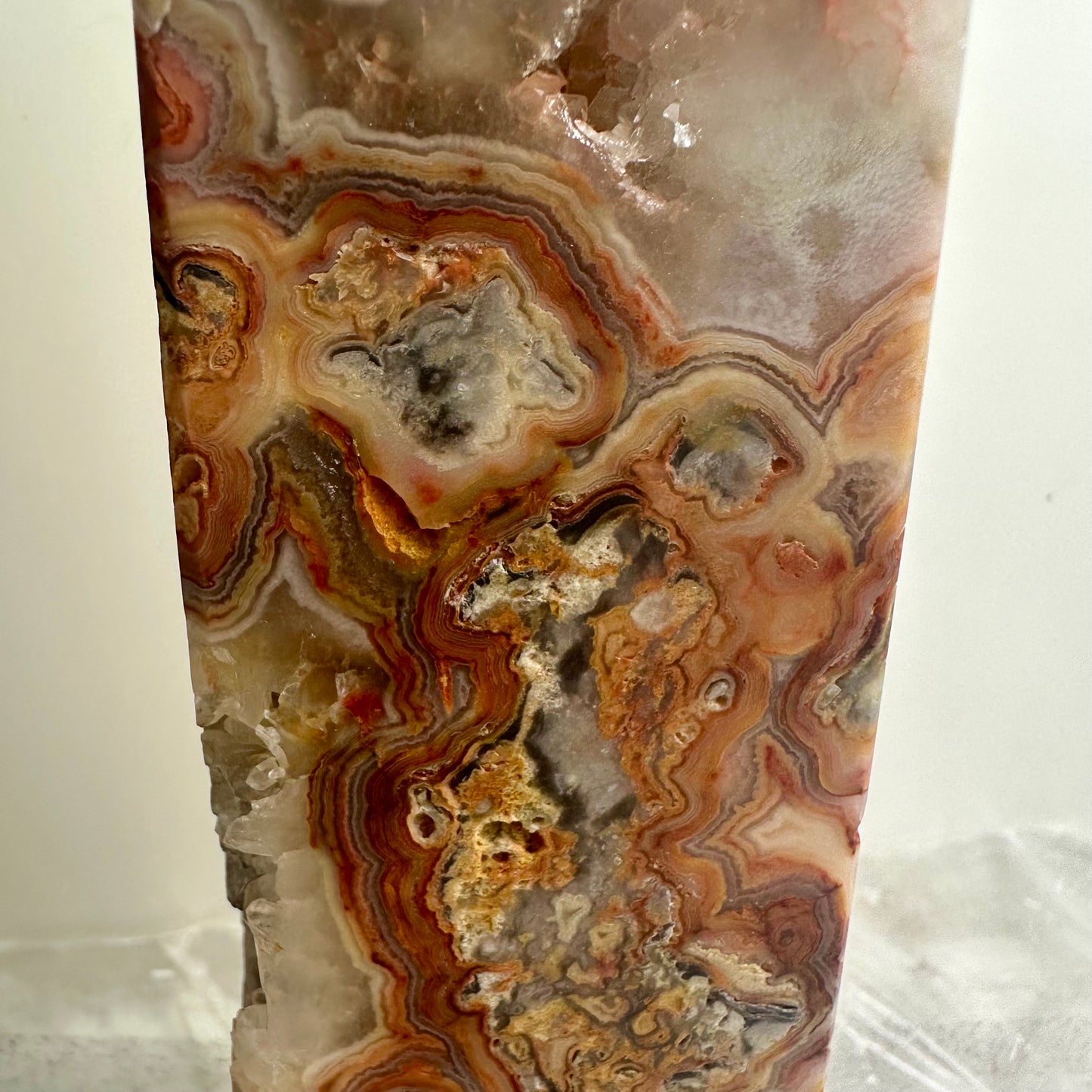 Crazy Lace Agate Tower