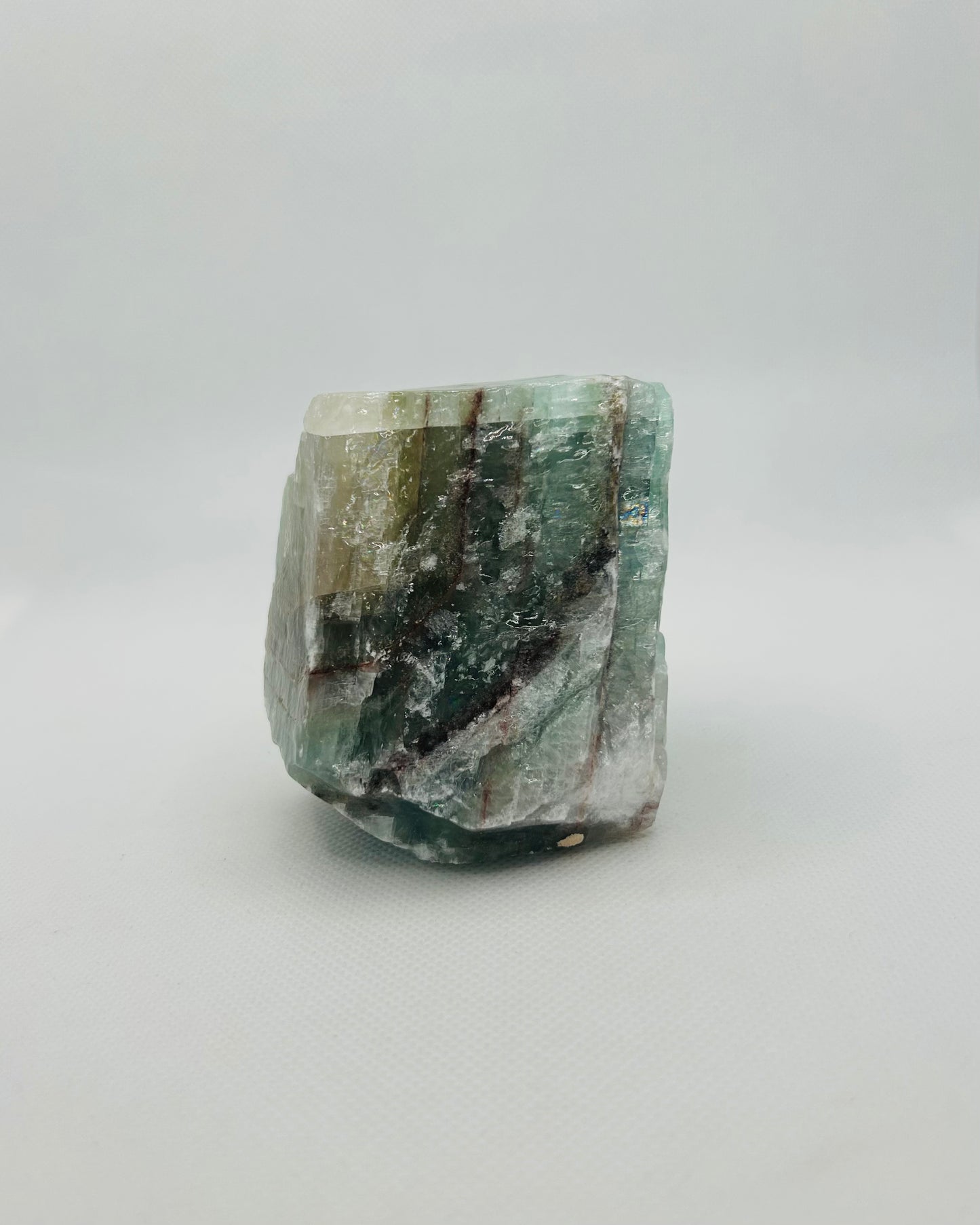 Raw Green Calcite