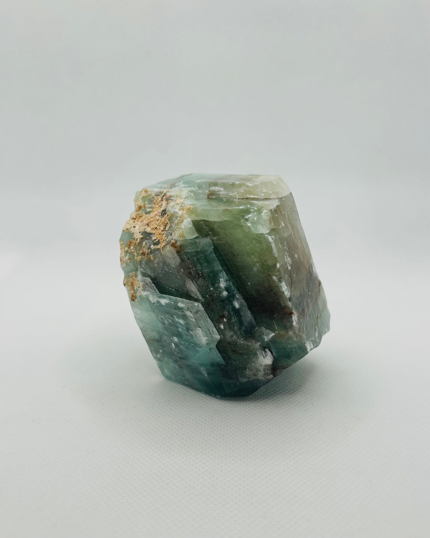Raw Green Calcite
