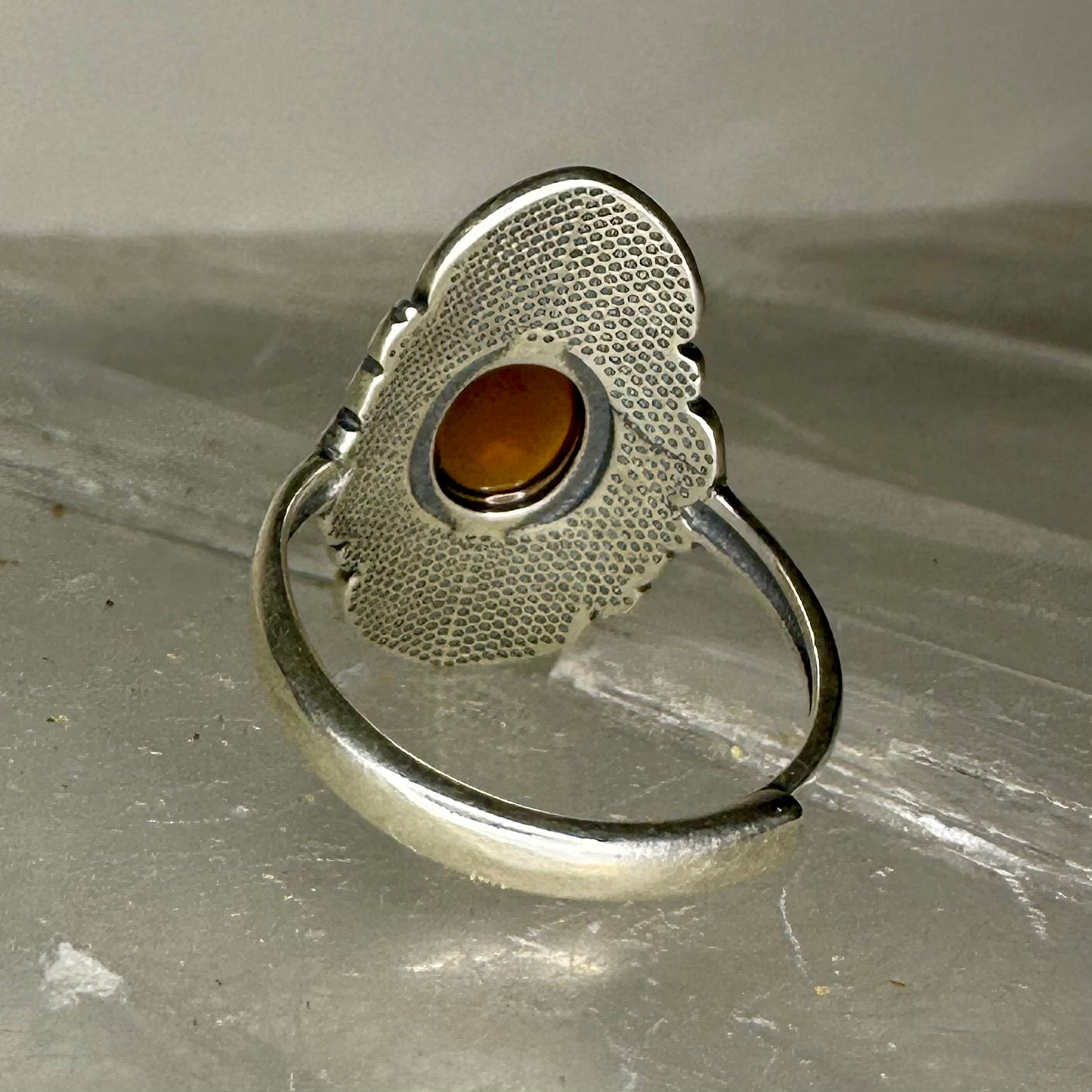 Garnet 925 Adjustable Ring