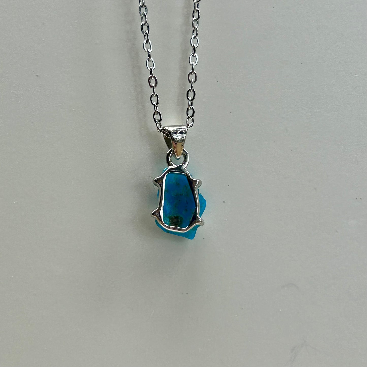 Seelping Beauty Terquoise Raw Pendant