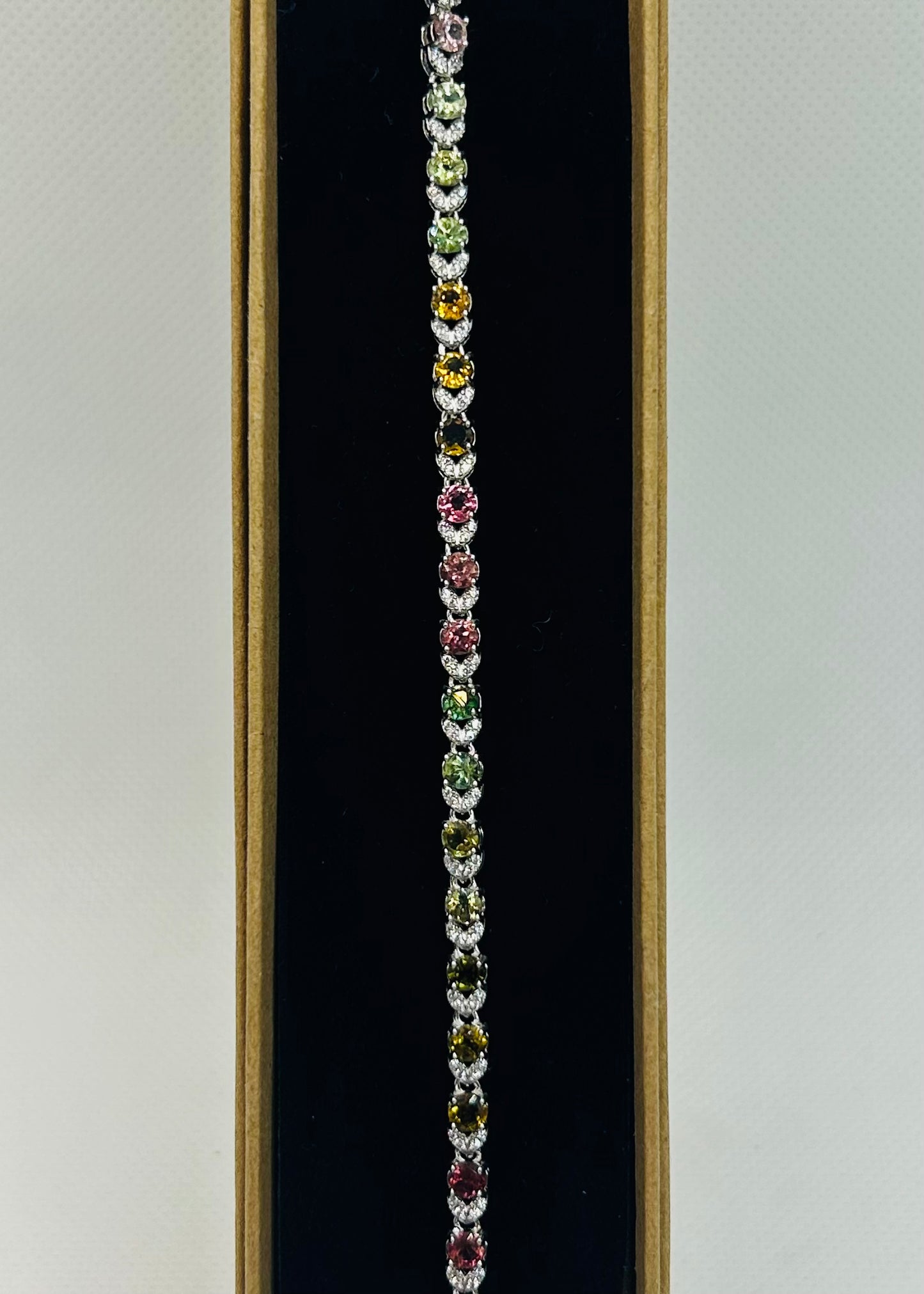925 Mixed Tourmaline Bracelet