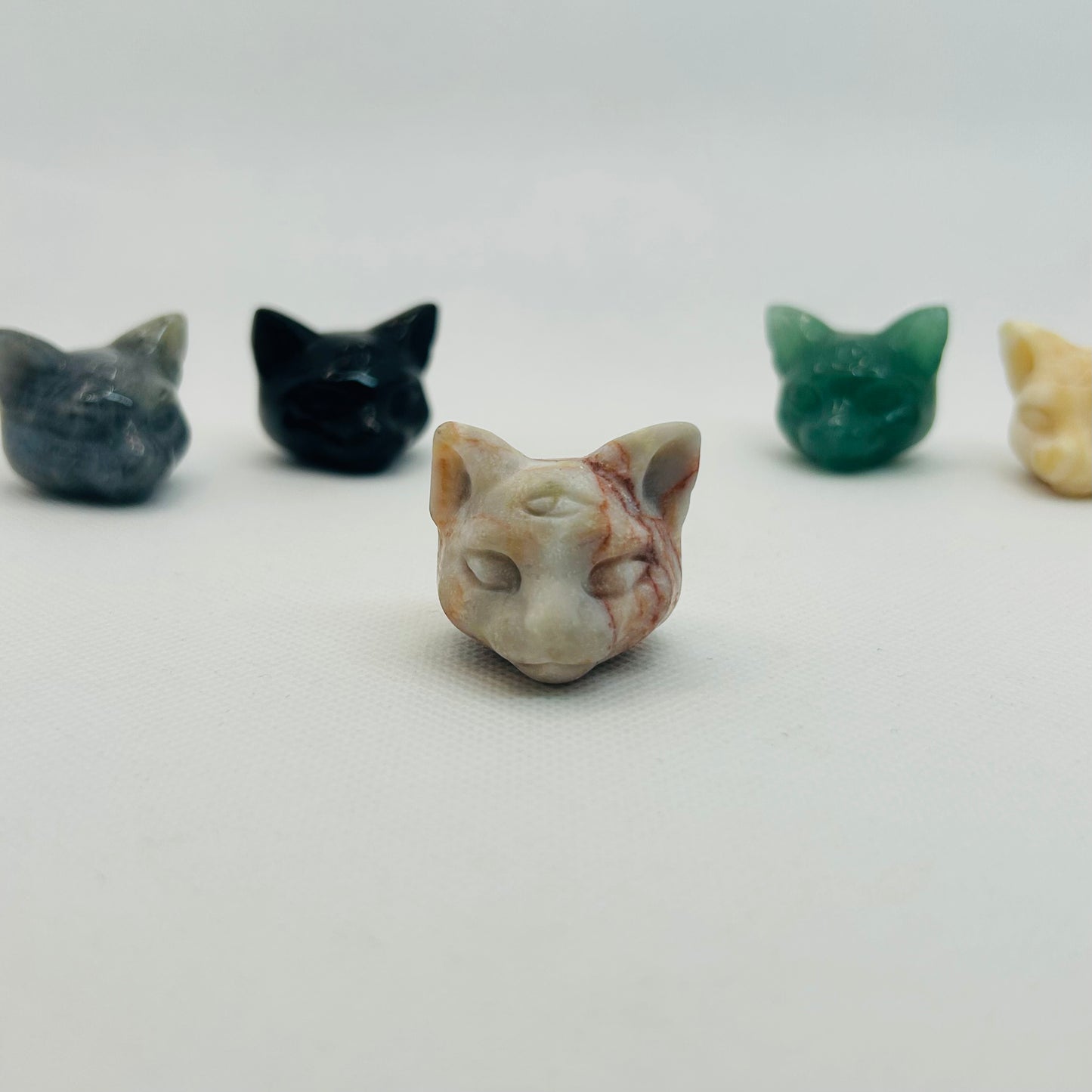 Cat With Third Eye Carving