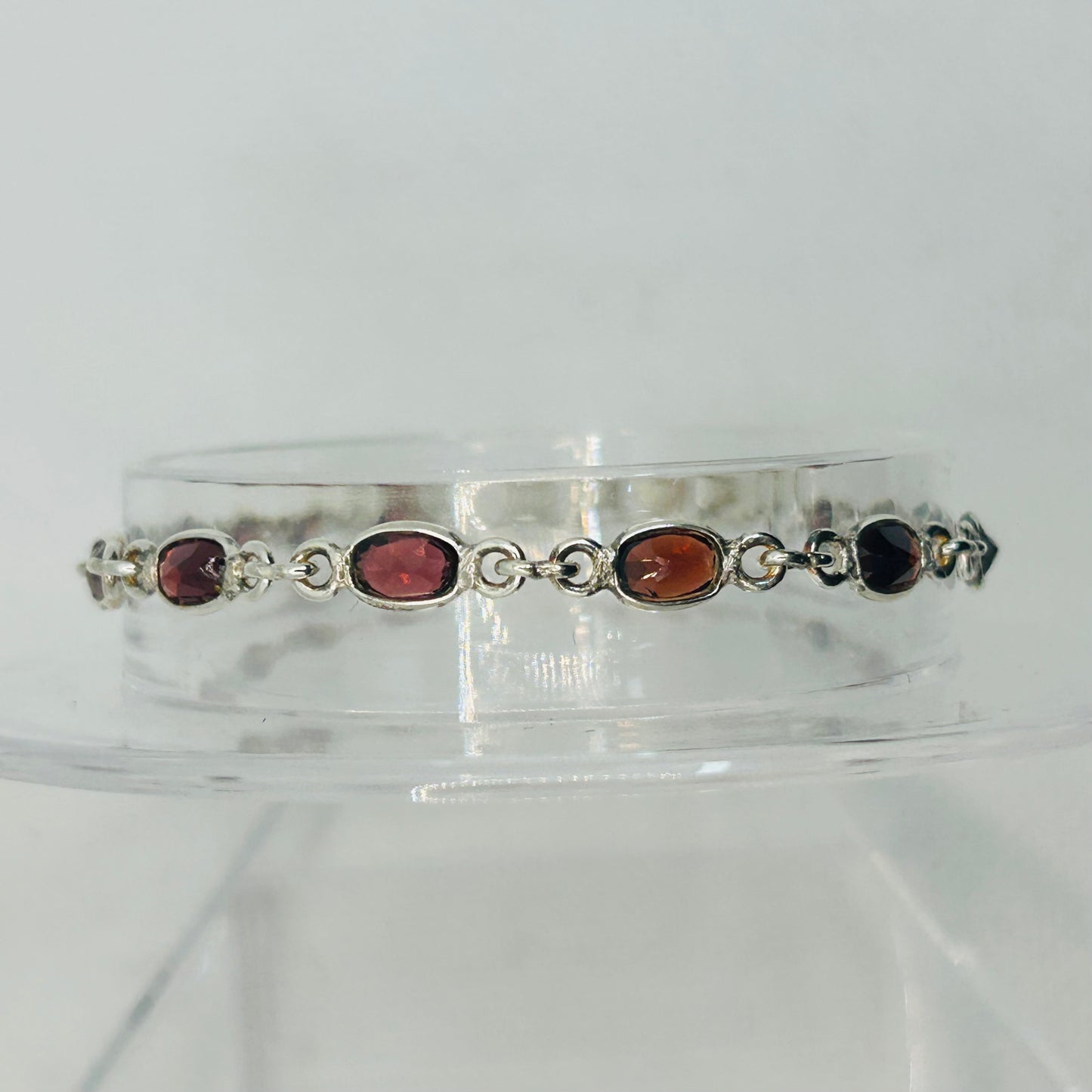 925 Garnet Bracelet