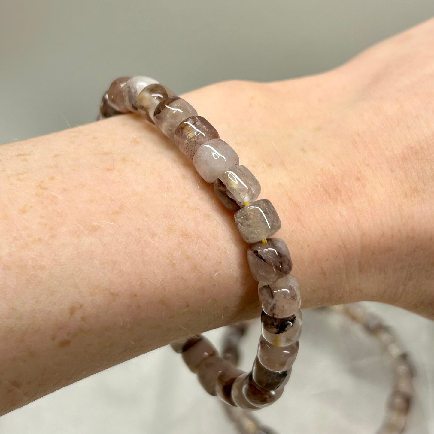 Fire Quartz Cubed Bracelets