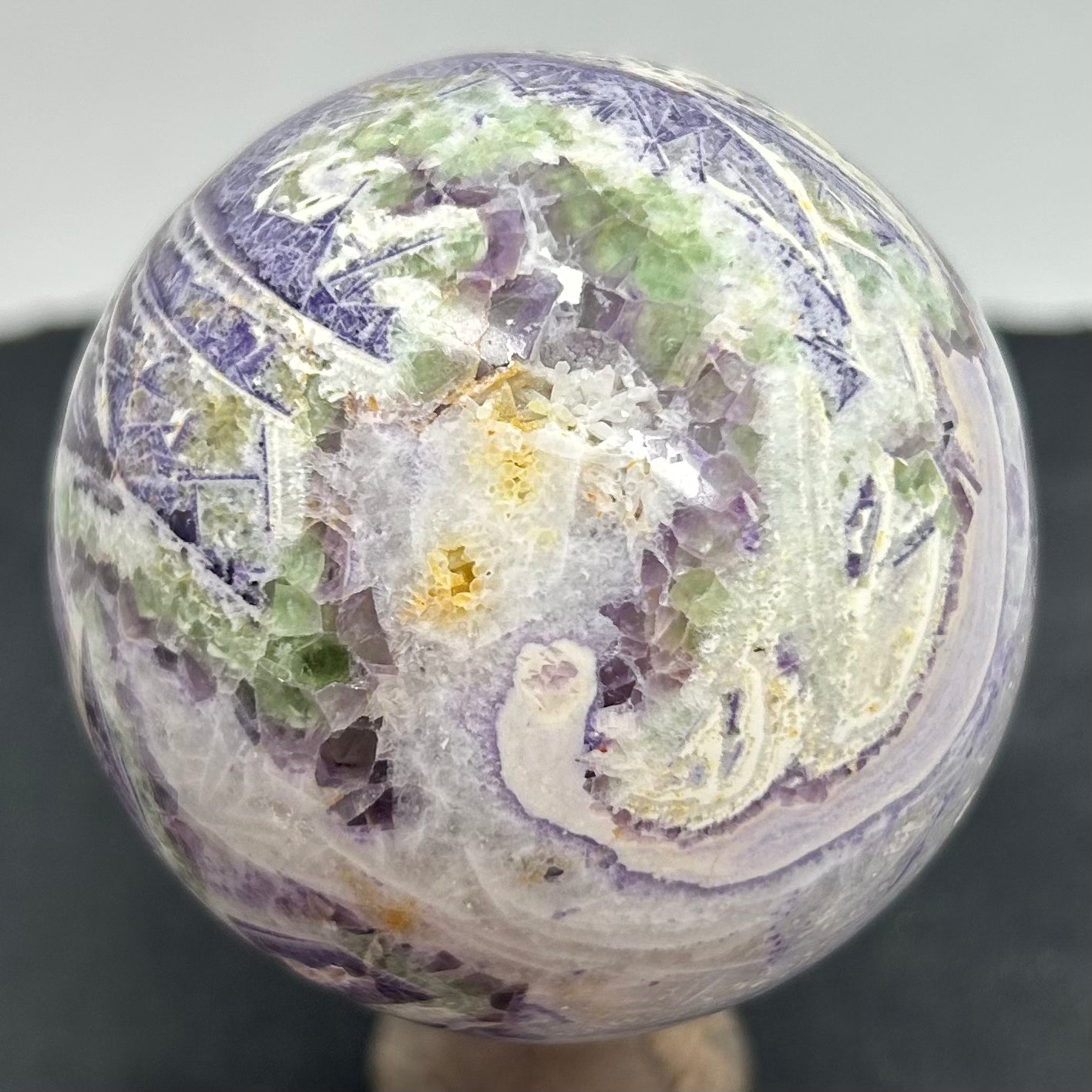 Violet Fluorite Sphere