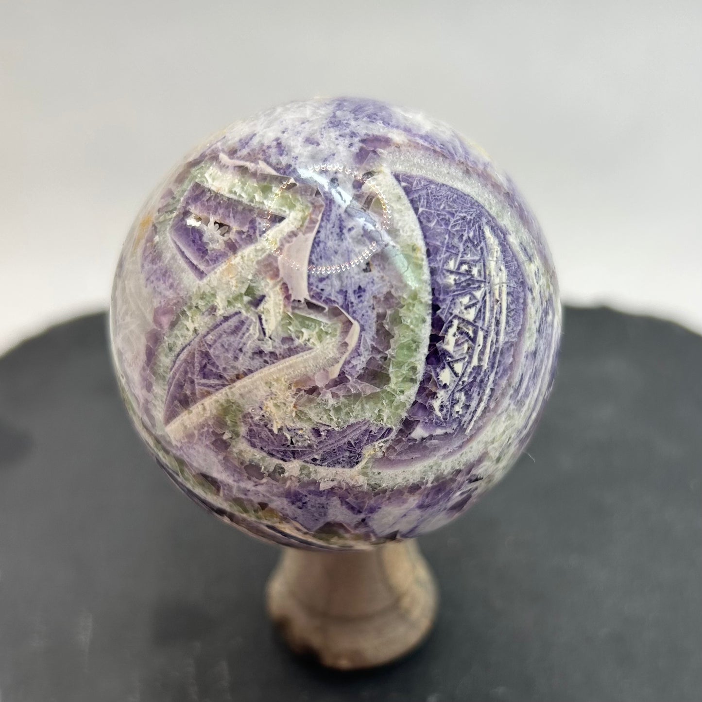Violet Fluorite Sphere