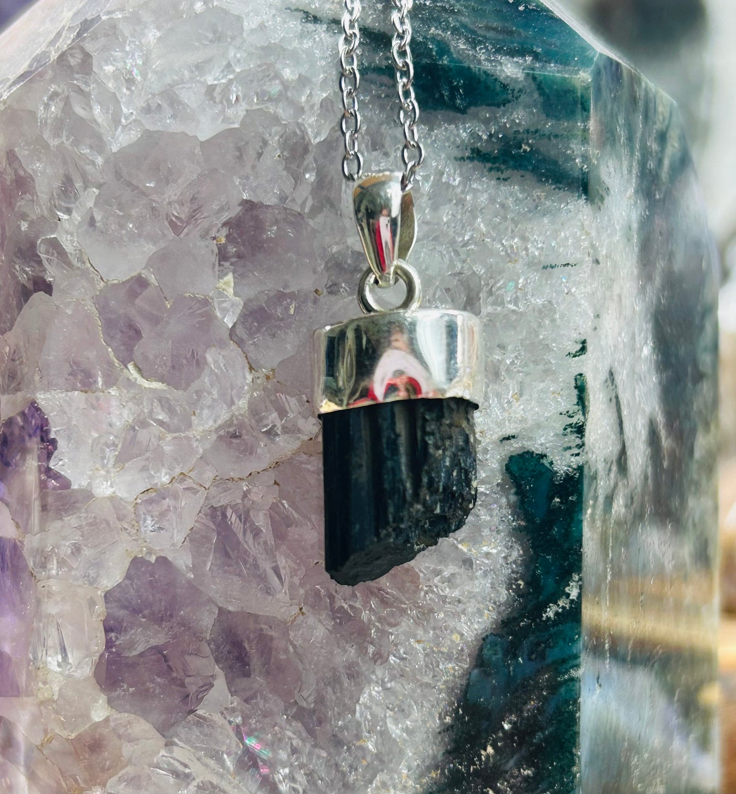 925 Tourmaline Pendant