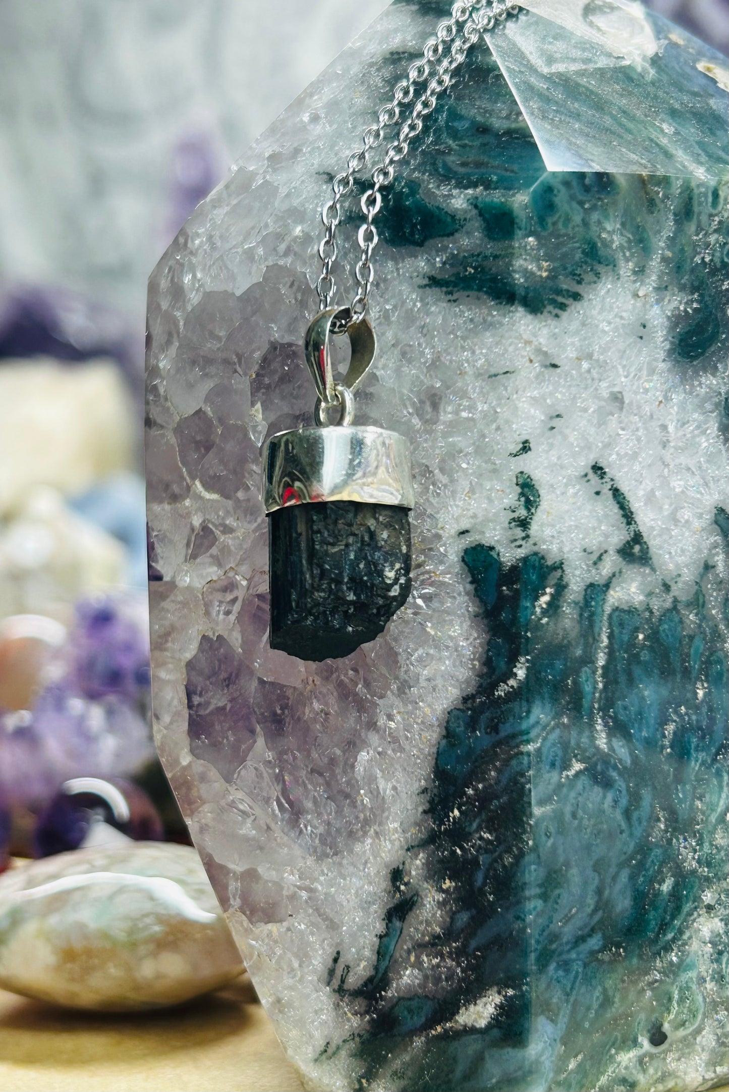 925 Tourmaline Pendant