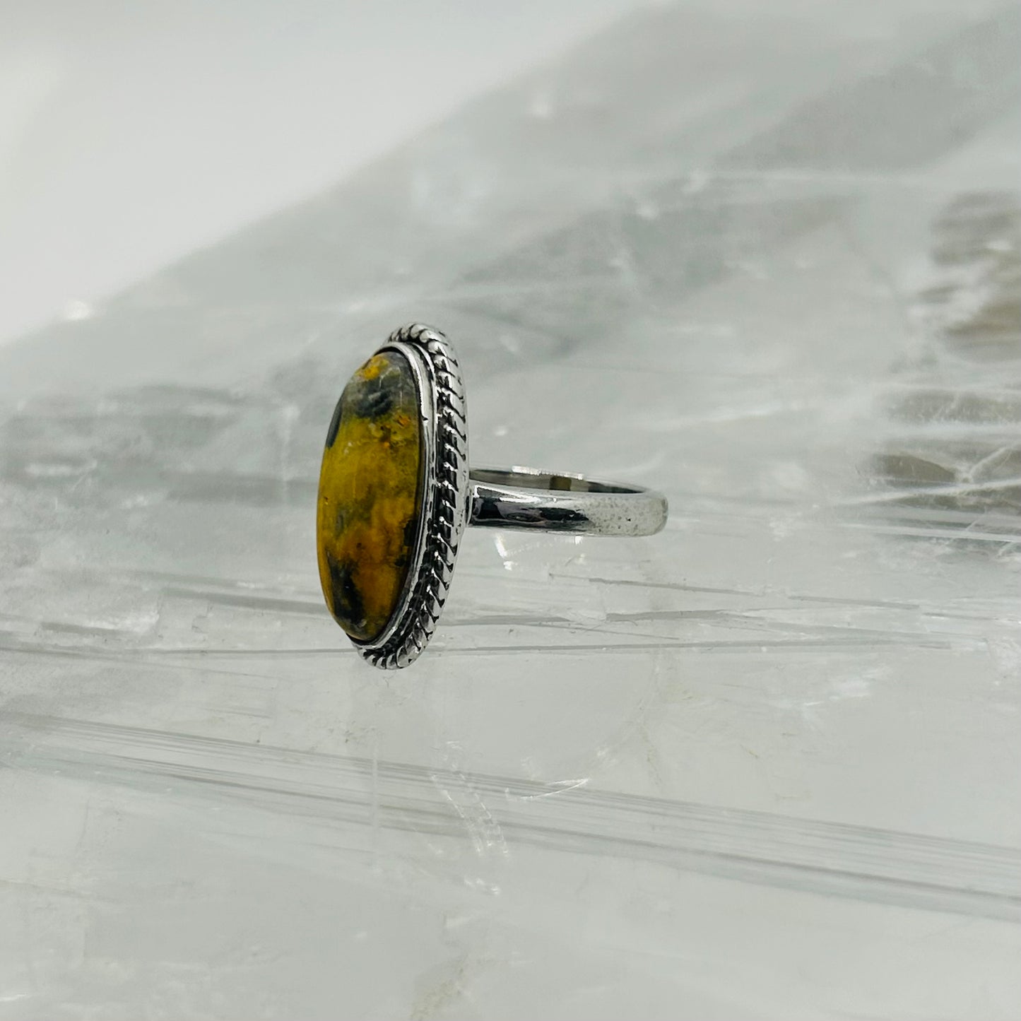 925 Bumble Bee Jasper Size L