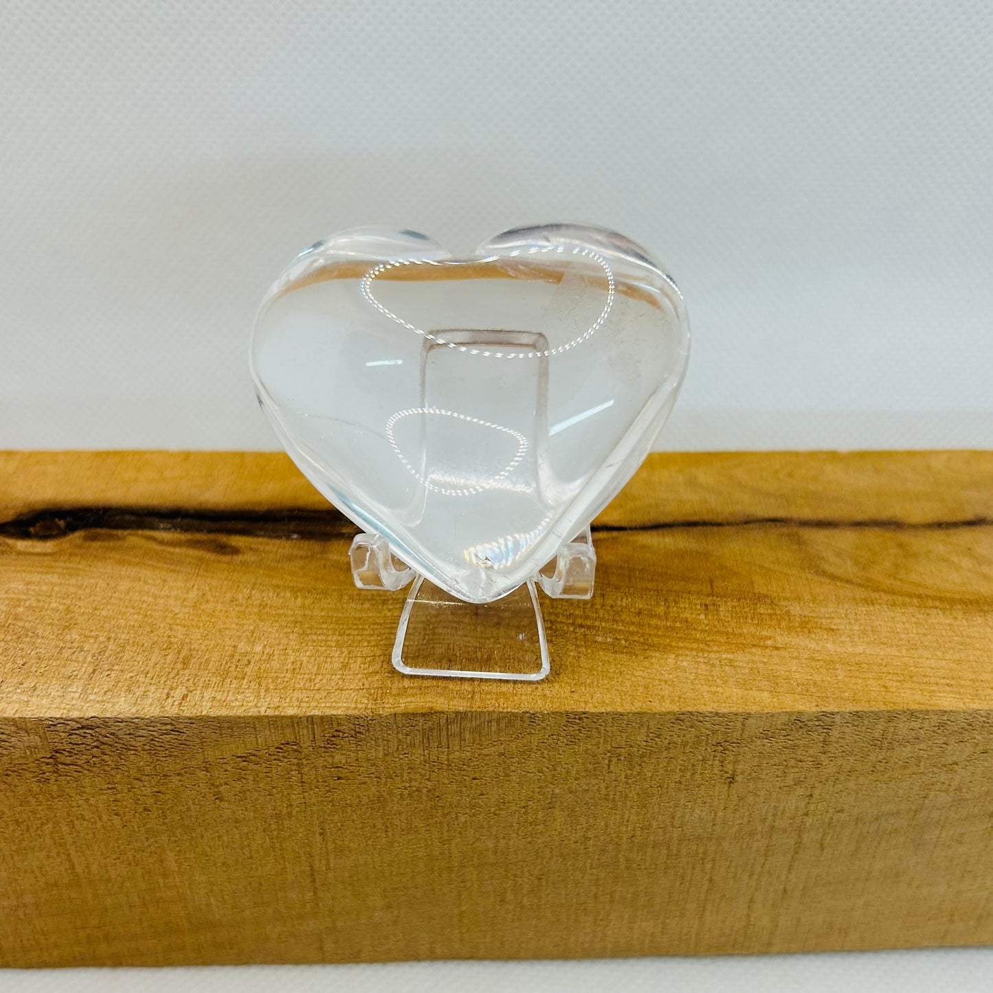 Clear Quartz Crystal Heart 5cm