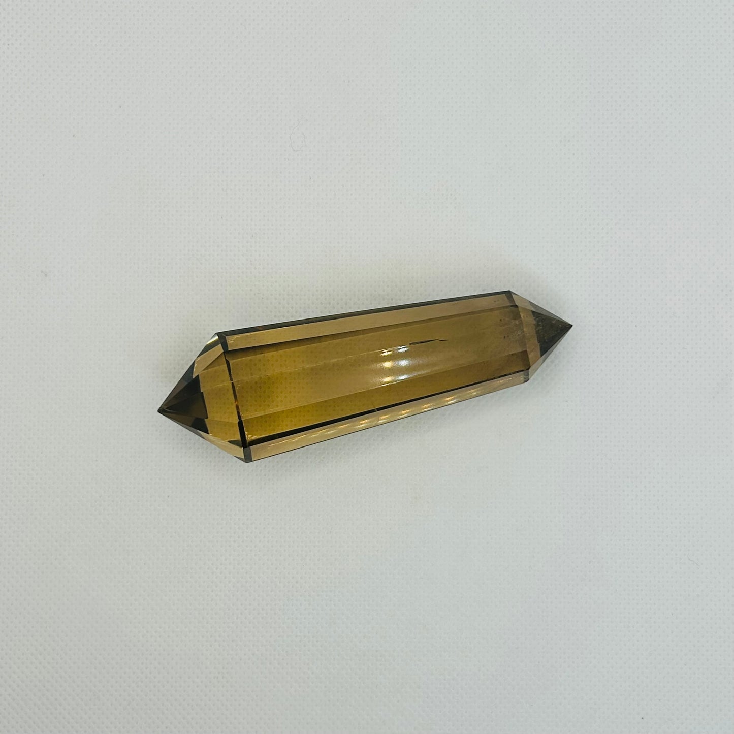 Faceted Smokey Quartz Double Point