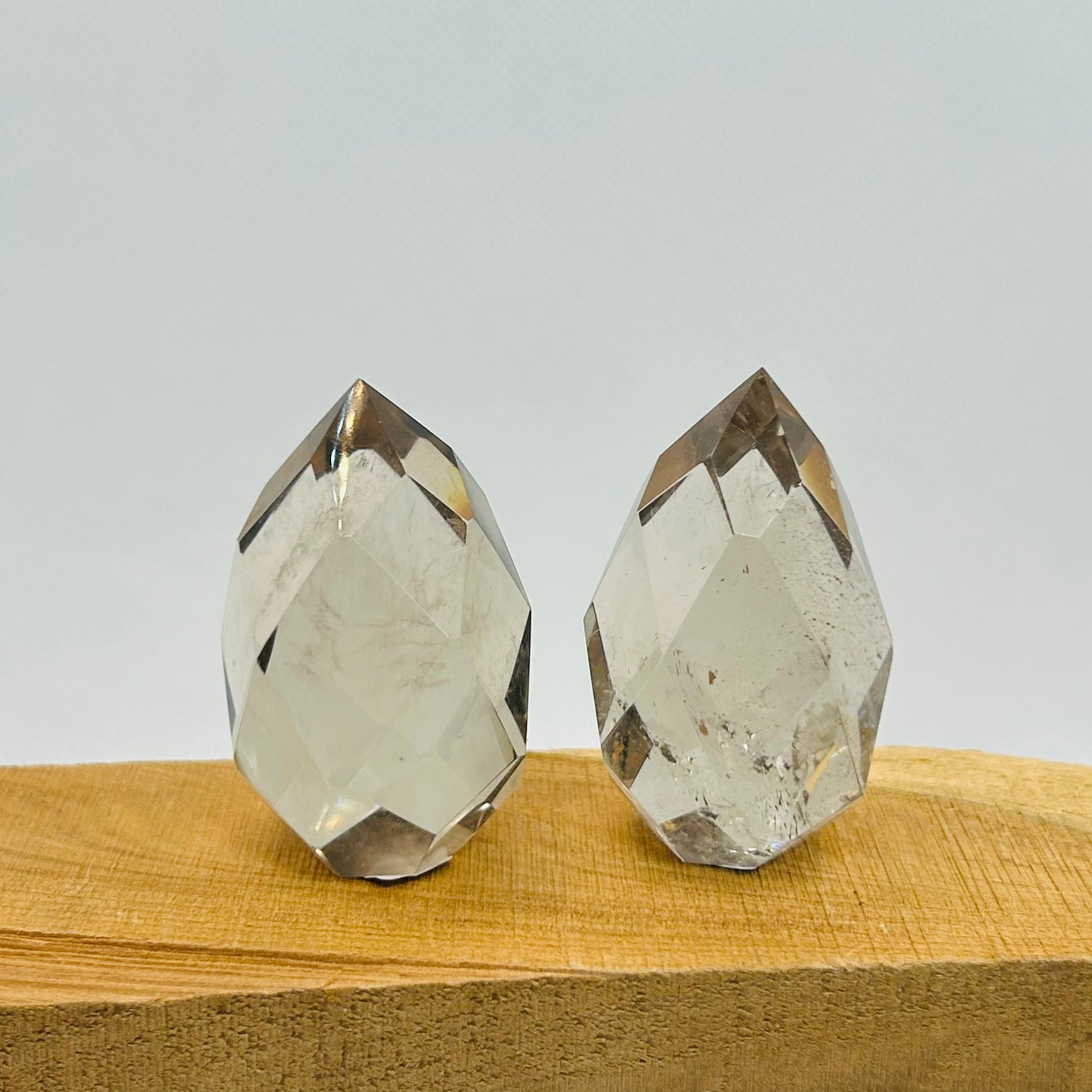 Faceted Smokey Quartz Tower