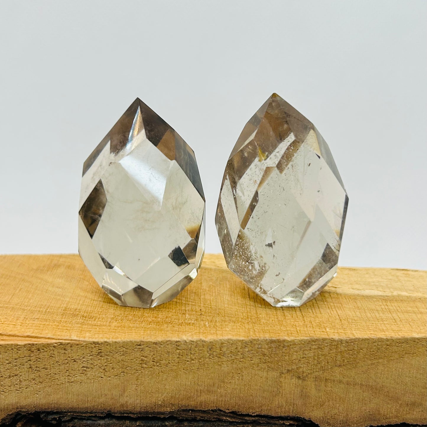 Faceted Smokey Quartz Tower