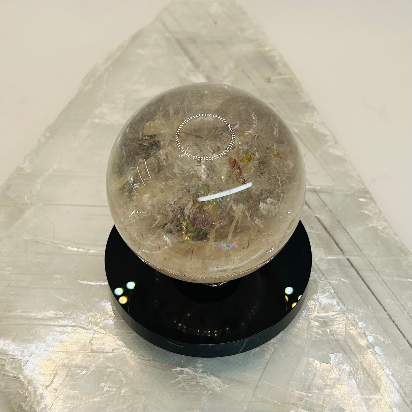 Clear Quartz Crystal Sphere