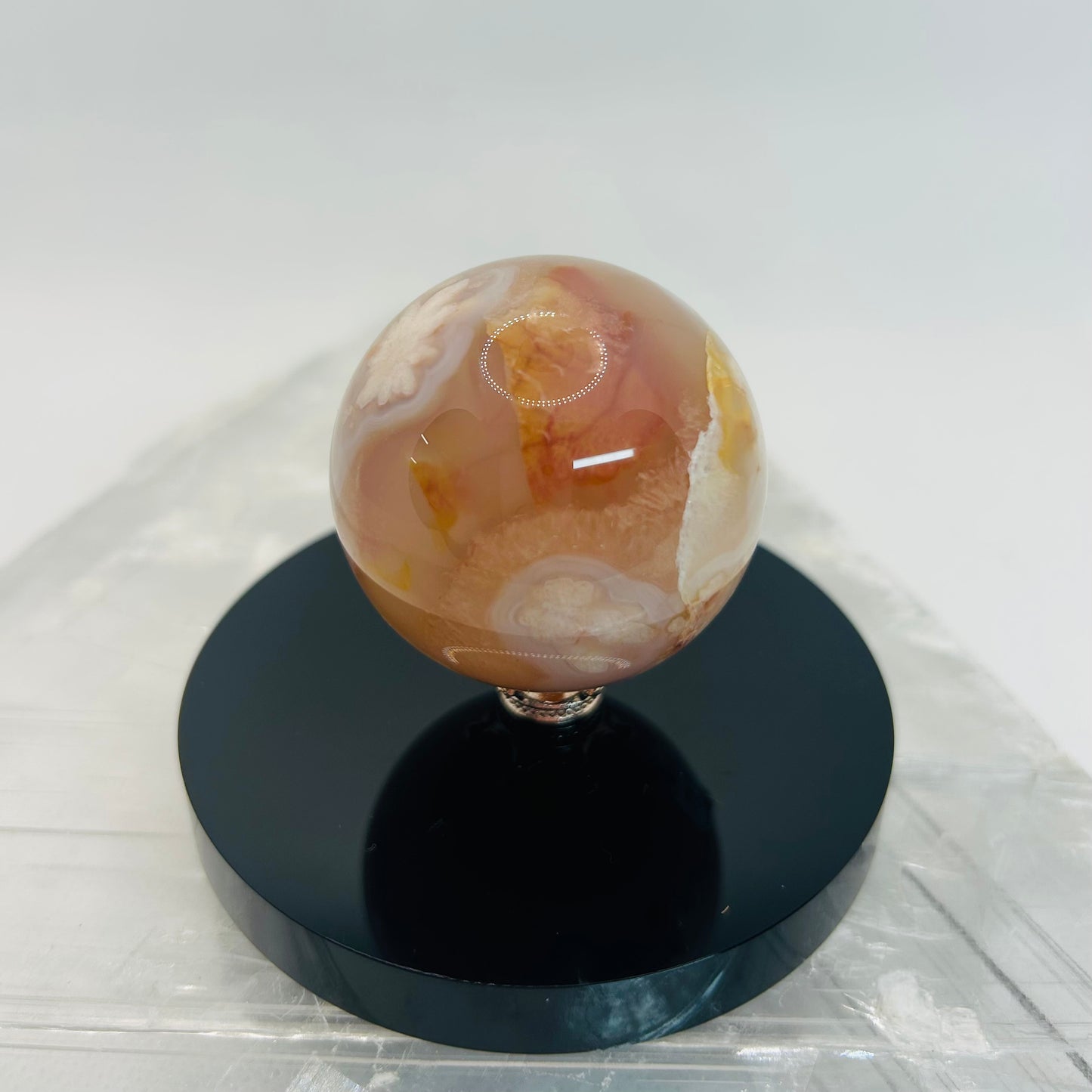 Flower Agate Spheres