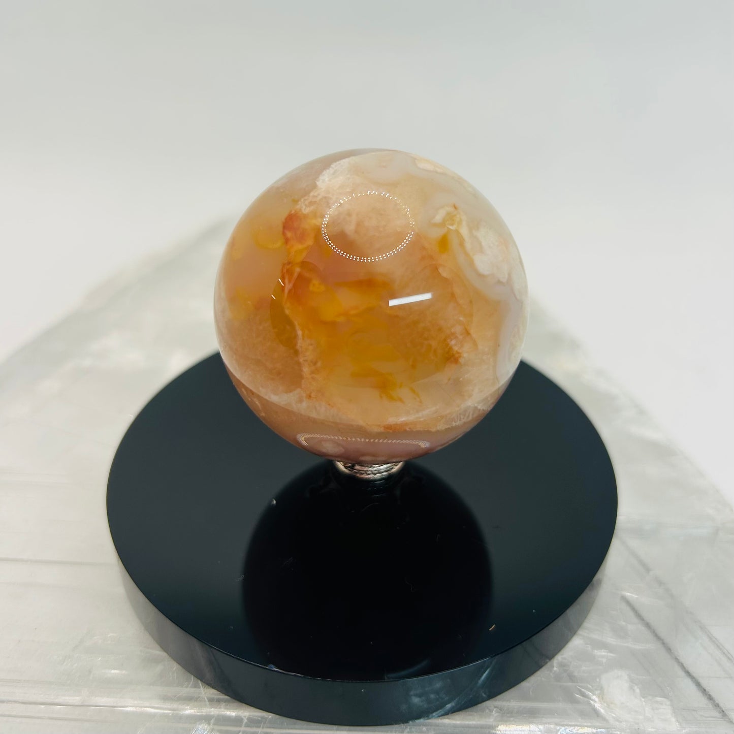 Flower Agate Spheres