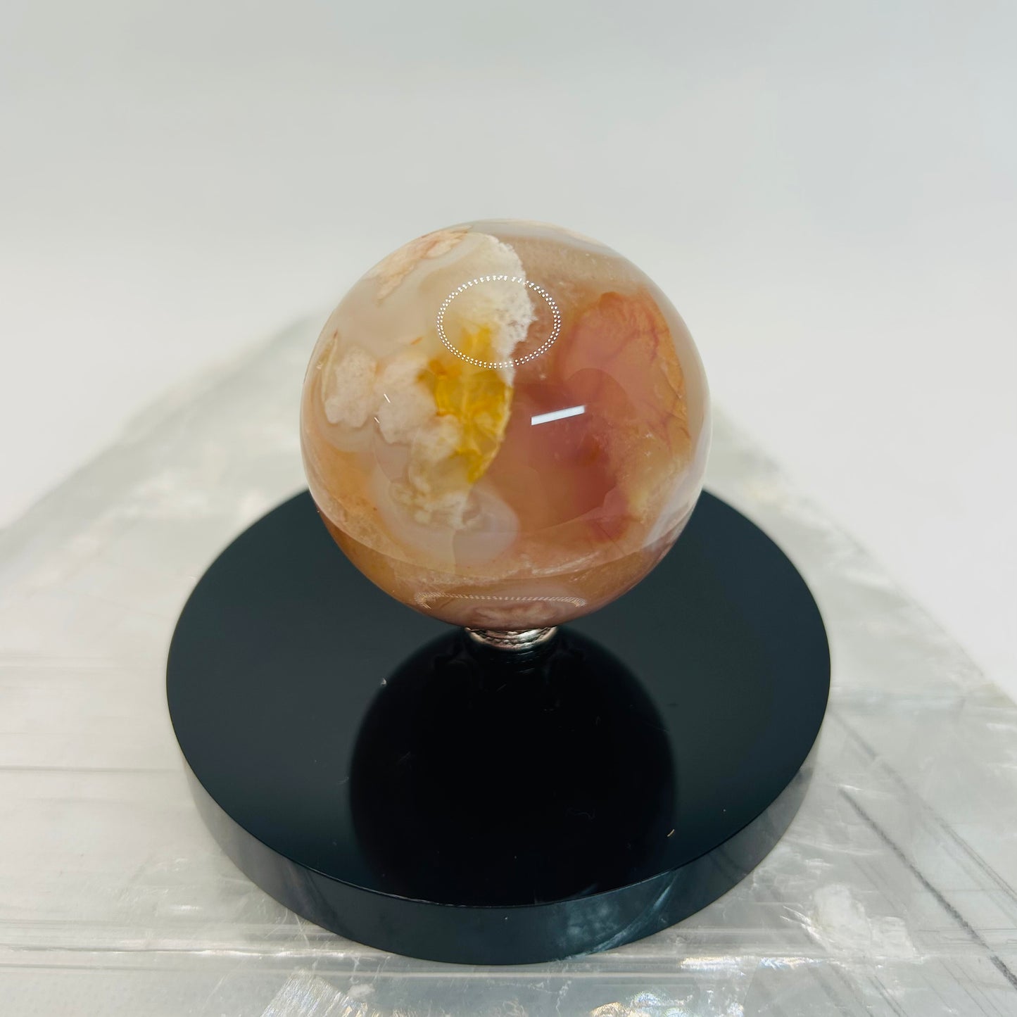 Flower Agate Spheres