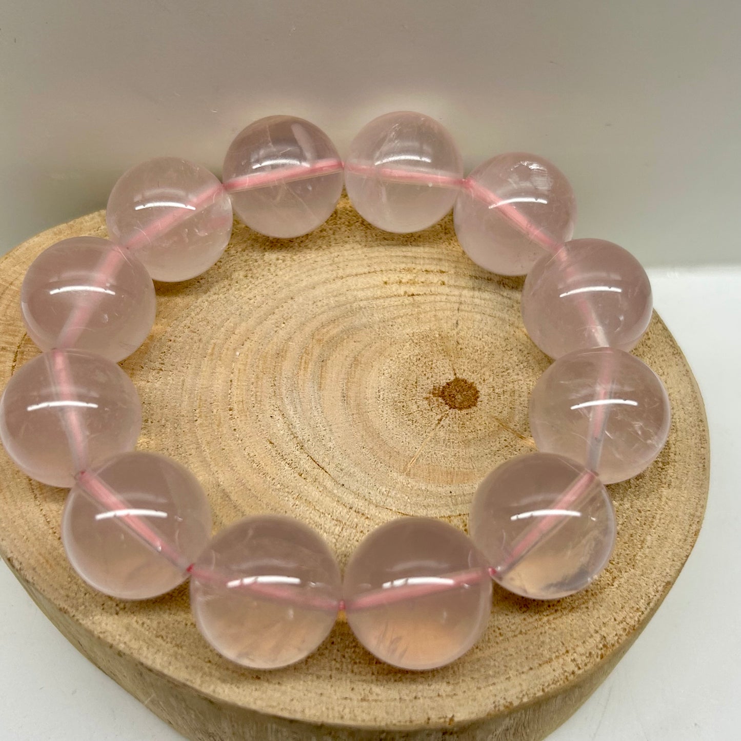 Rose Quartz 16mm Bracelets