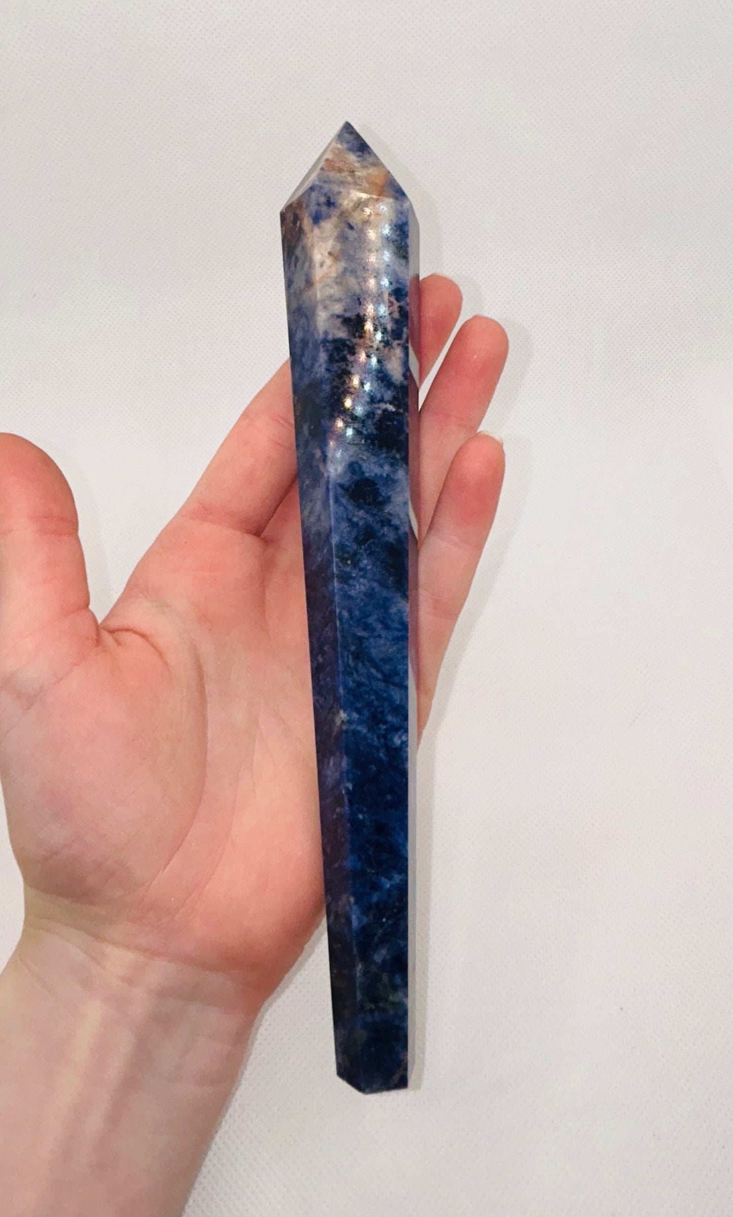 Sodalite Wands On Stand