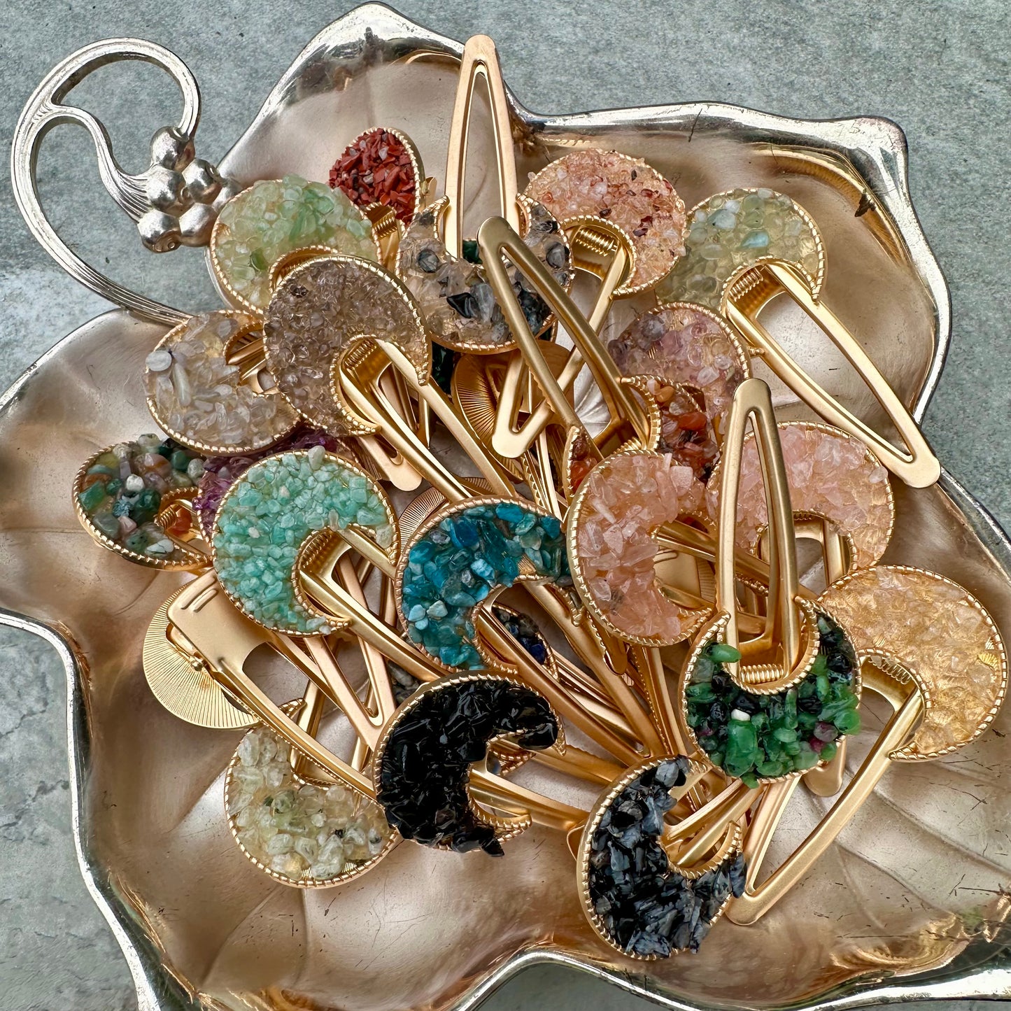 Crystal Hair Clips