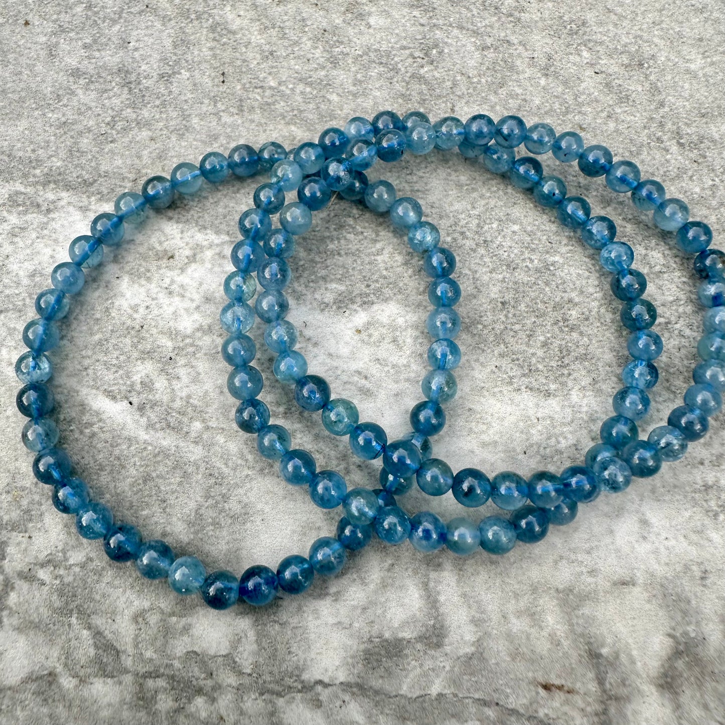 Aquamarine Blue Devil 4mm Bracelet