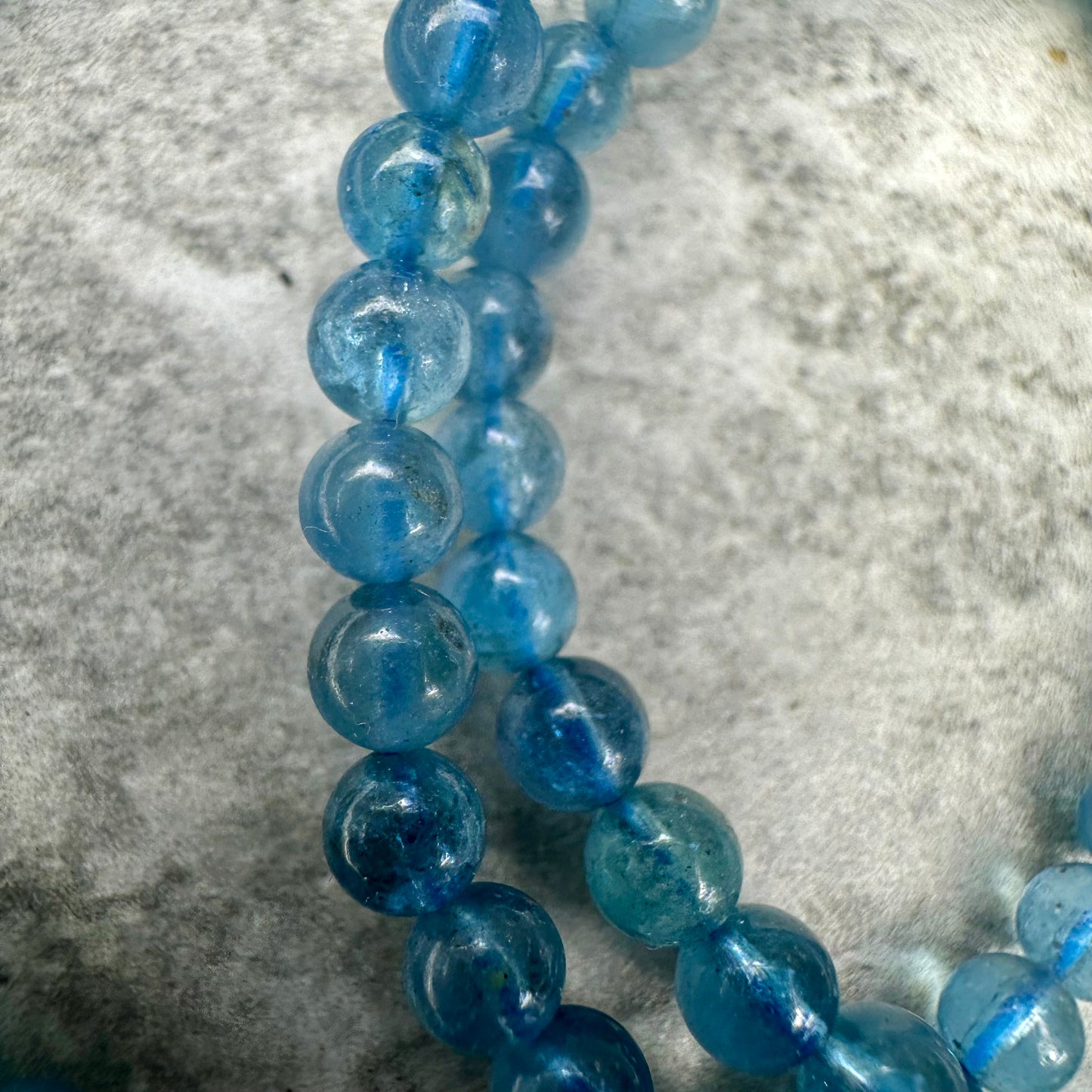 Aquamarine Blue Devil 4mm Bracelet