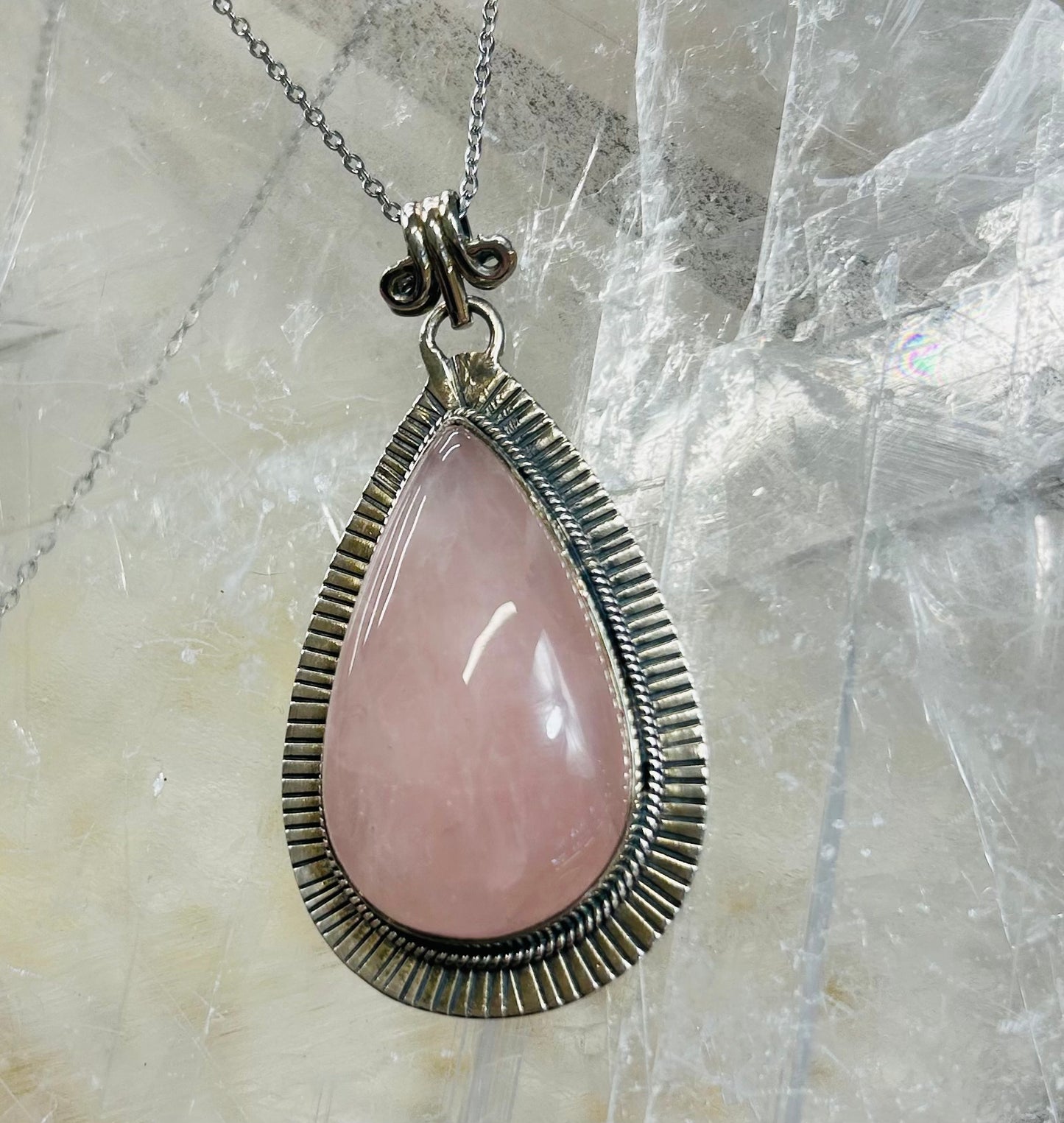 Rose Quartz Pendant