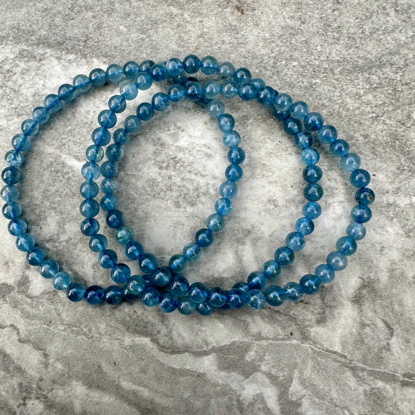 Aquamarine Blue Devil 4mm Bracelet