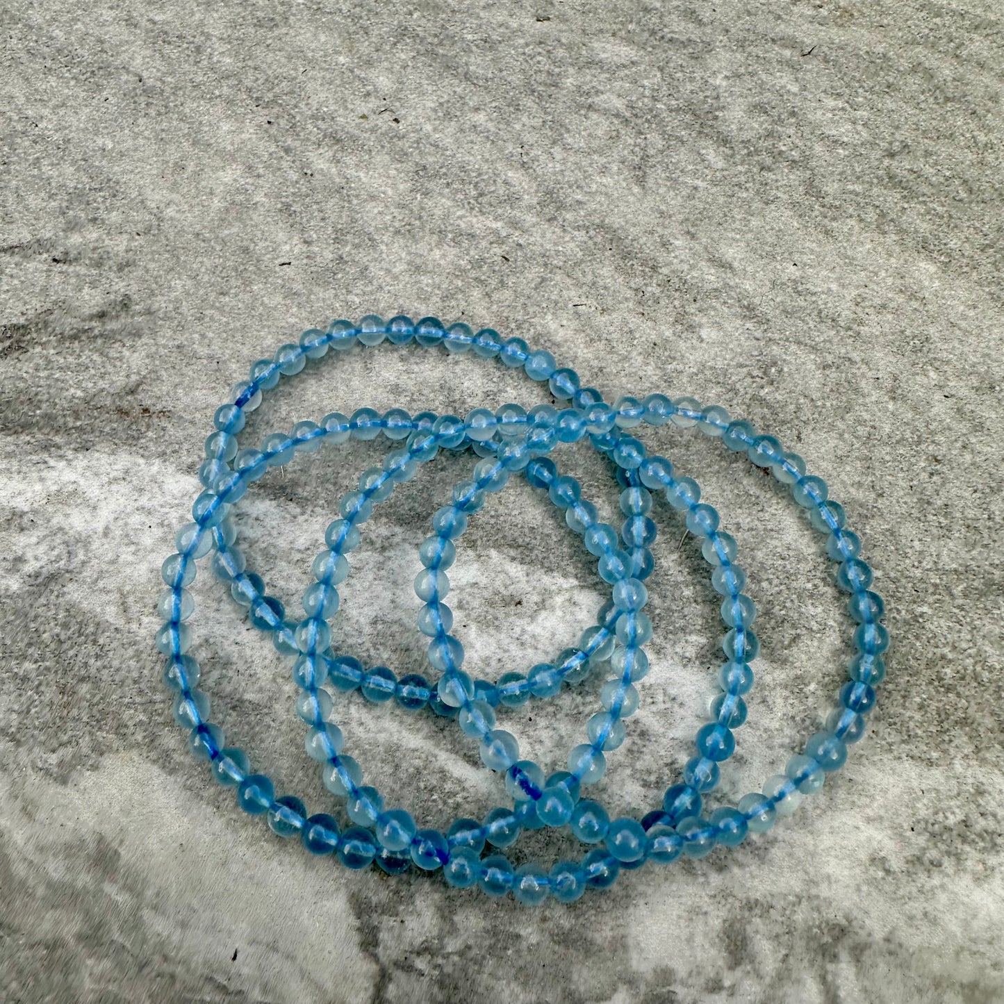 Aquamarine Blue Devil 4mm Bracelet