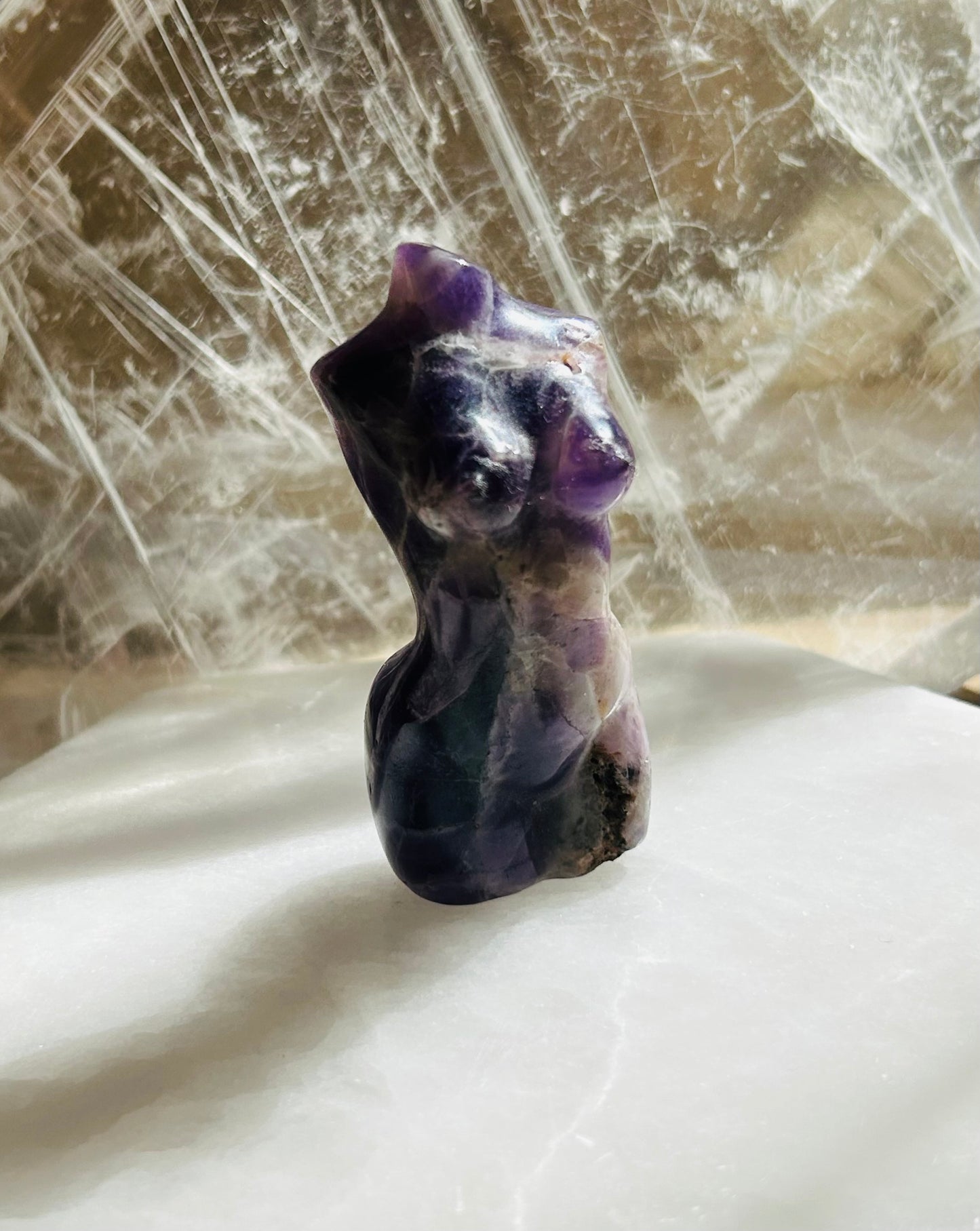 Plus Women's Body - Dream Amethyst - Carving