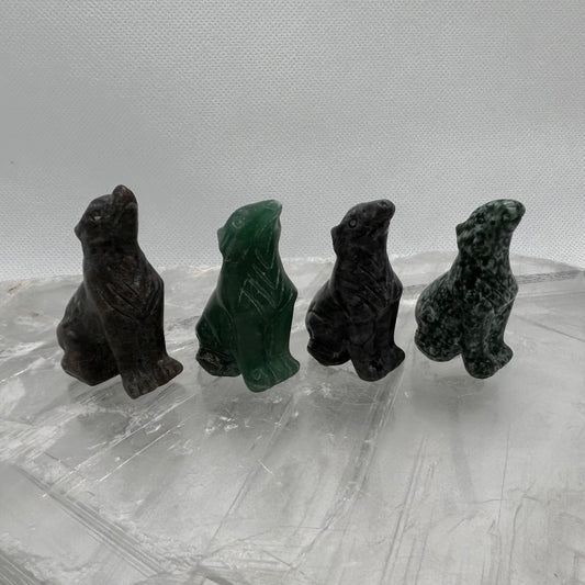 Wolf Carvings