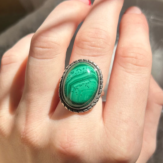 Malachite Ring
