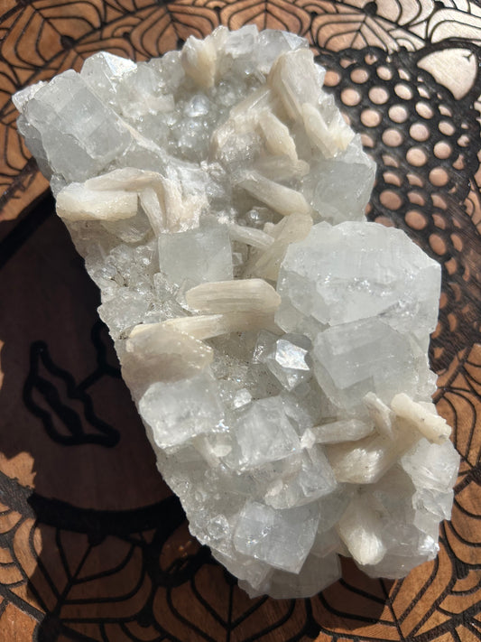 Apophyllite & Peach Stylobate Raws