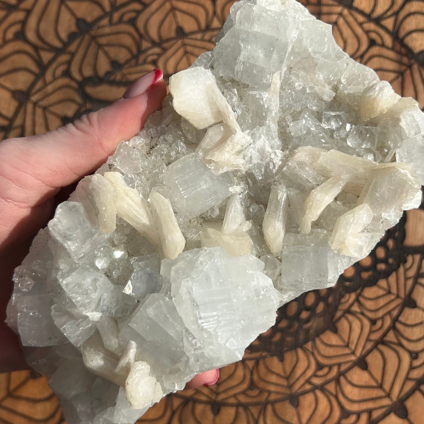 Apophyllite & Peach Stylobate Raws