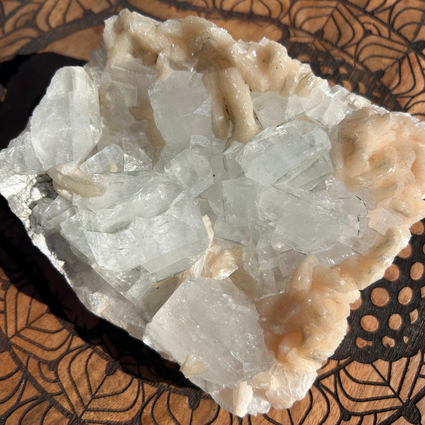 Apophyllite & Peach Stylobate Raws