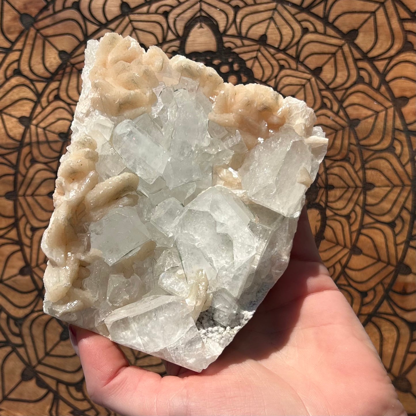 Apophyllite & Peach Stylobate Raws