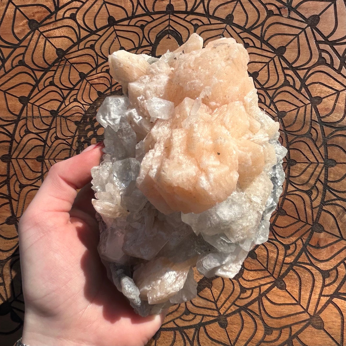 Apophyllite & Peach Stylobate Raws
