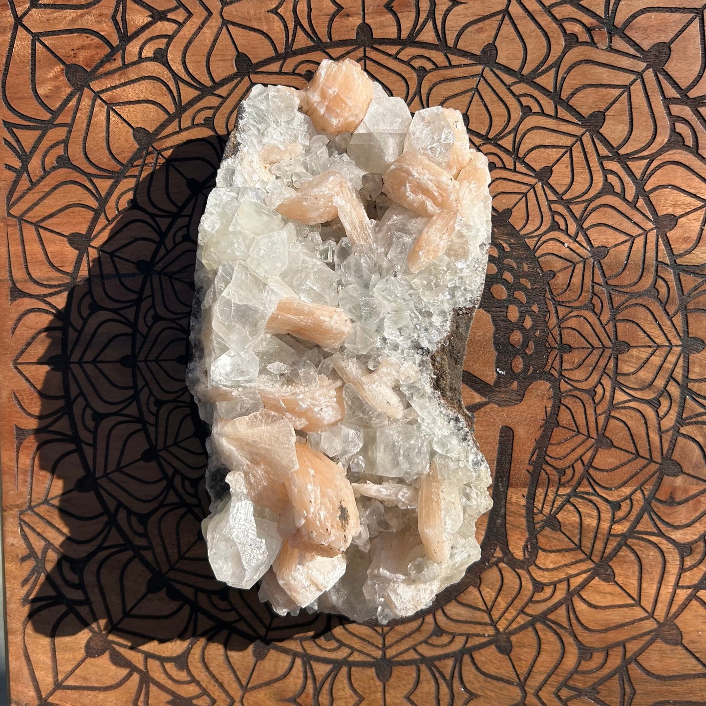 Apophyllite & Peach Stylobate Raws