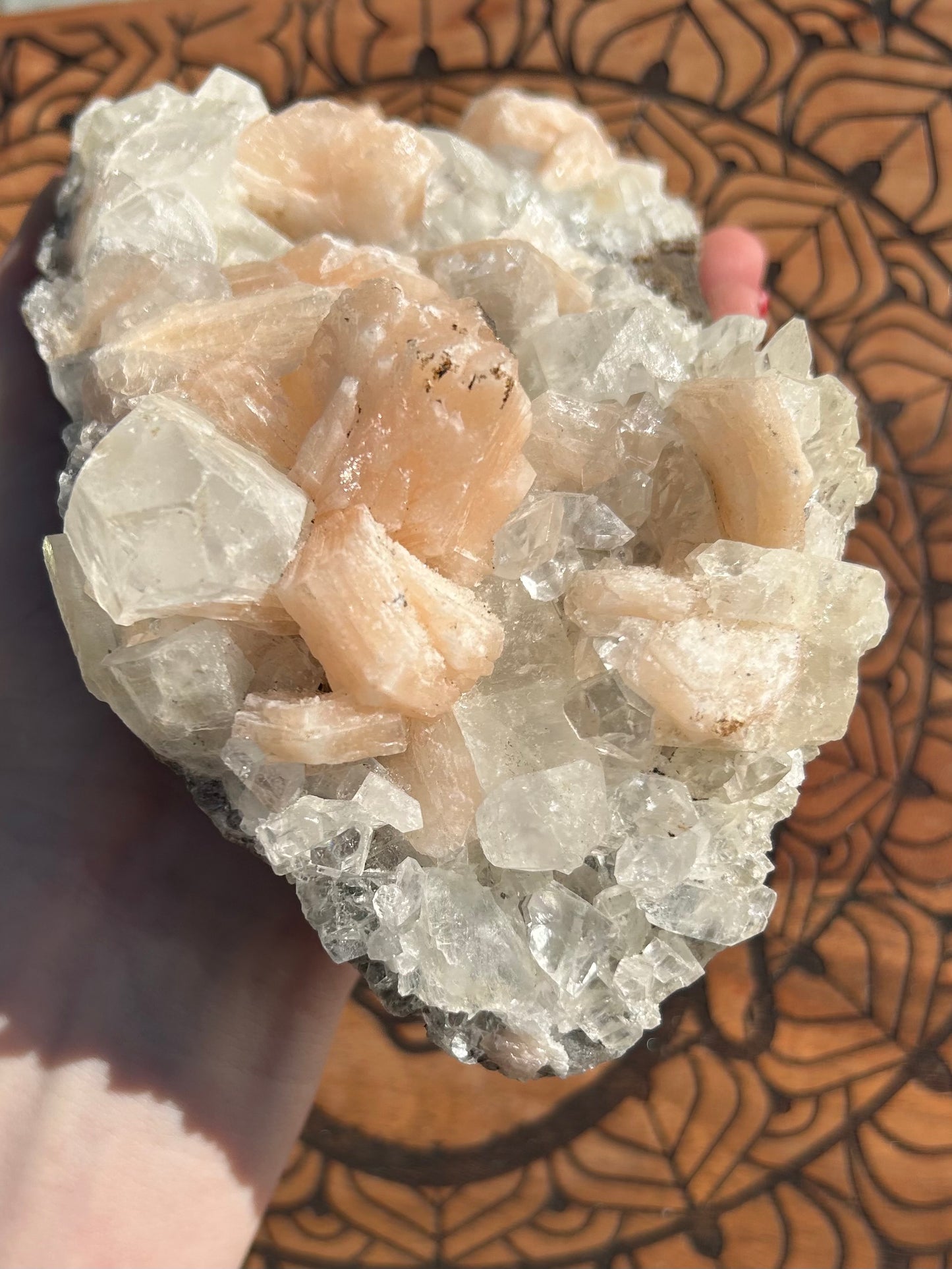 Apophyllite & Peach Stylobate Raws
