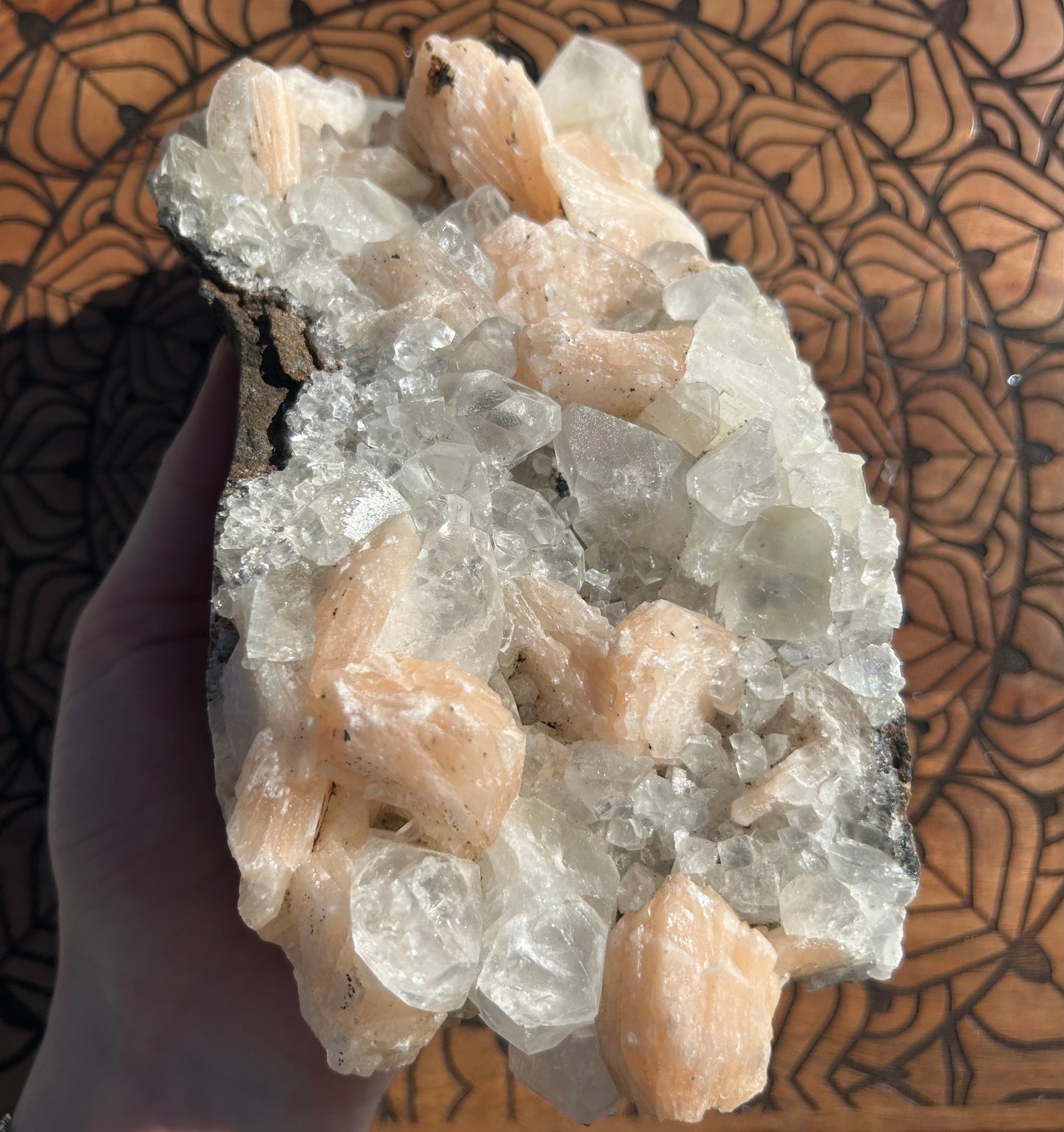 Apophyllite & Peach Stylobate Raws