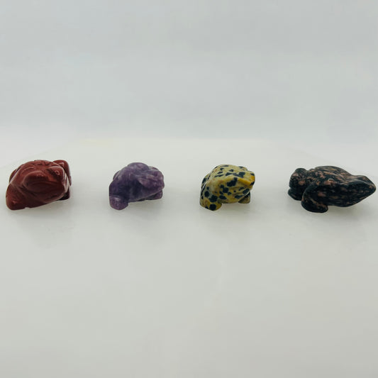 Mini Frog Carvings