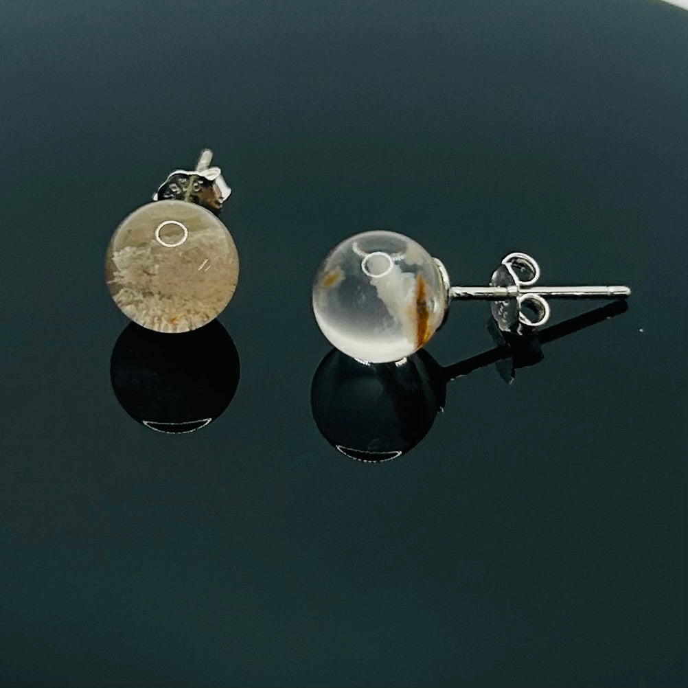 Garden Quartz Stud Earrings