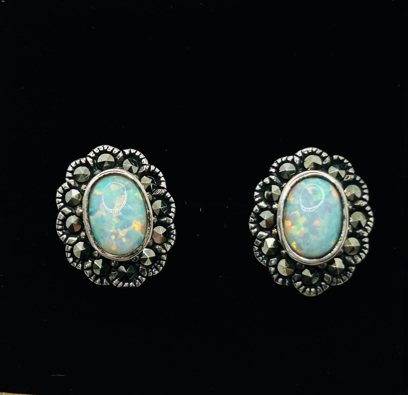 Opal Stud Earrings