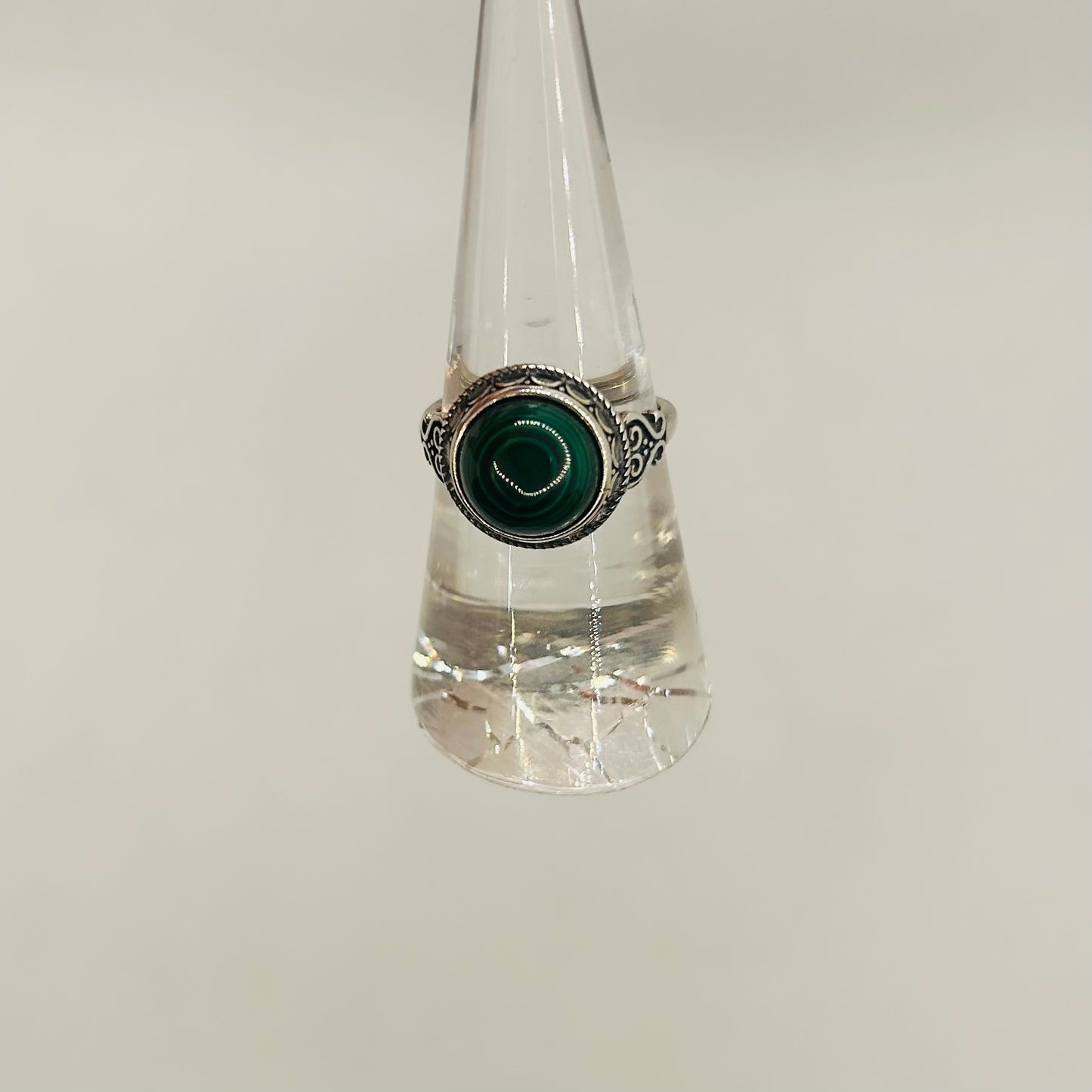 Malachite Circle Ring