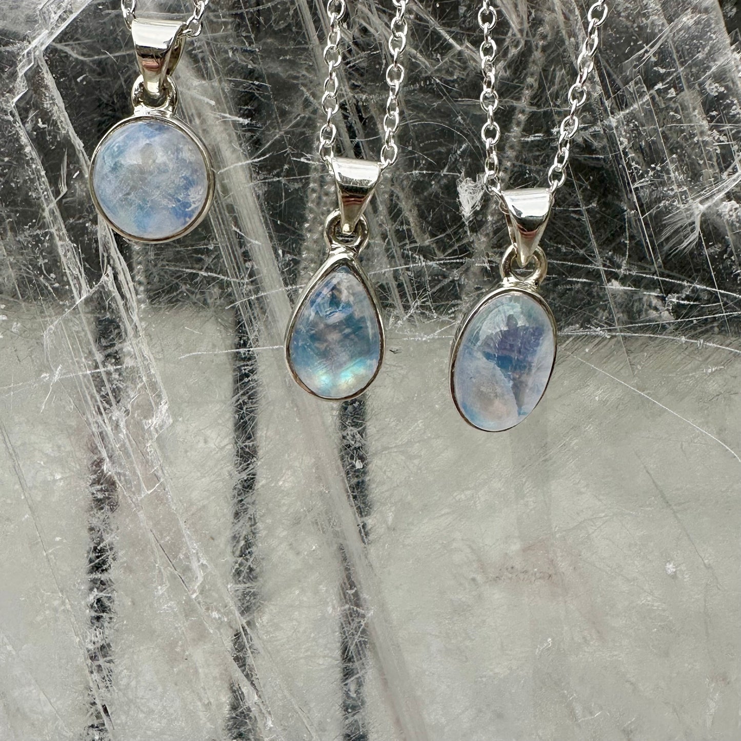 Blue MoonStone Mini Pendants