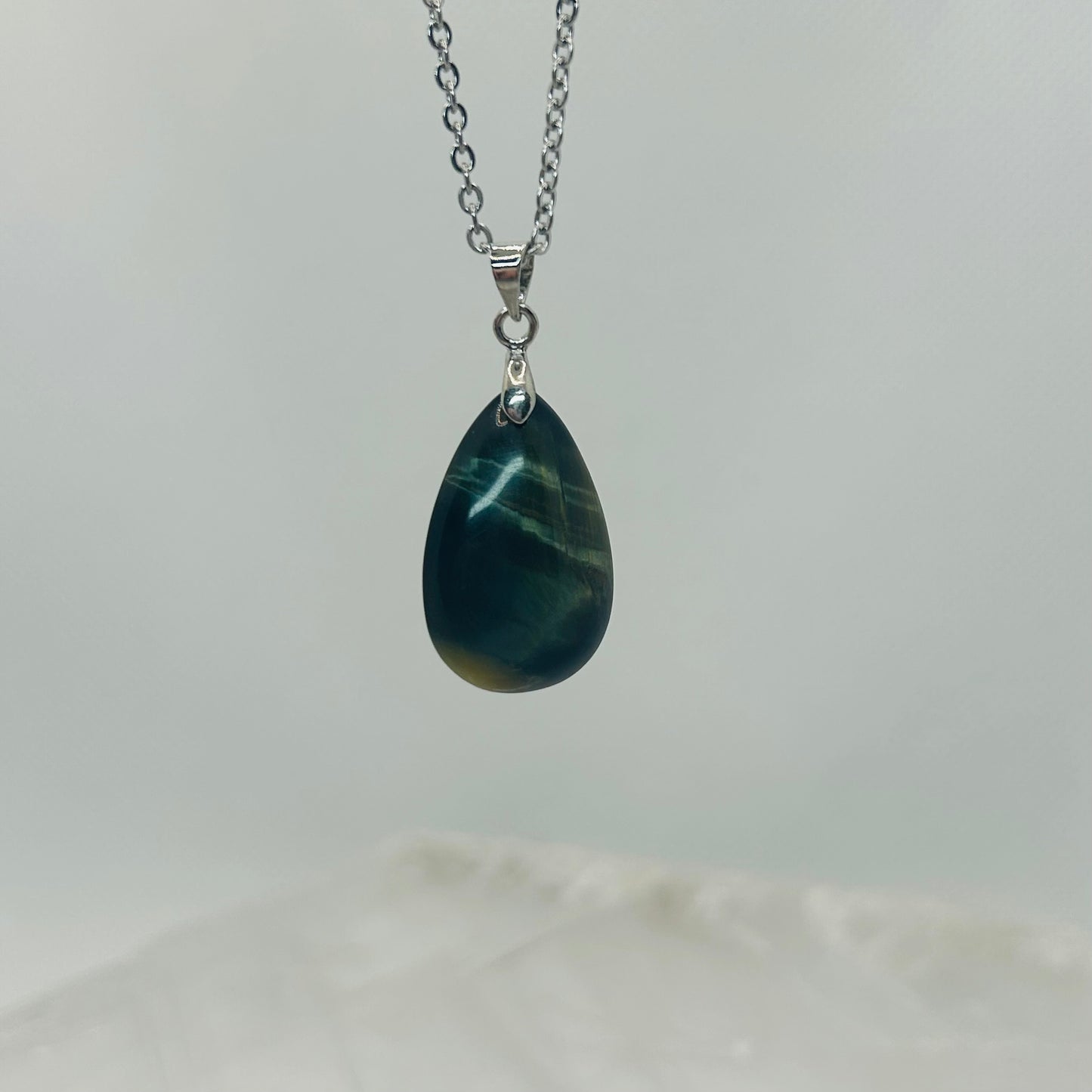 Blue Tigers Eye Pendant