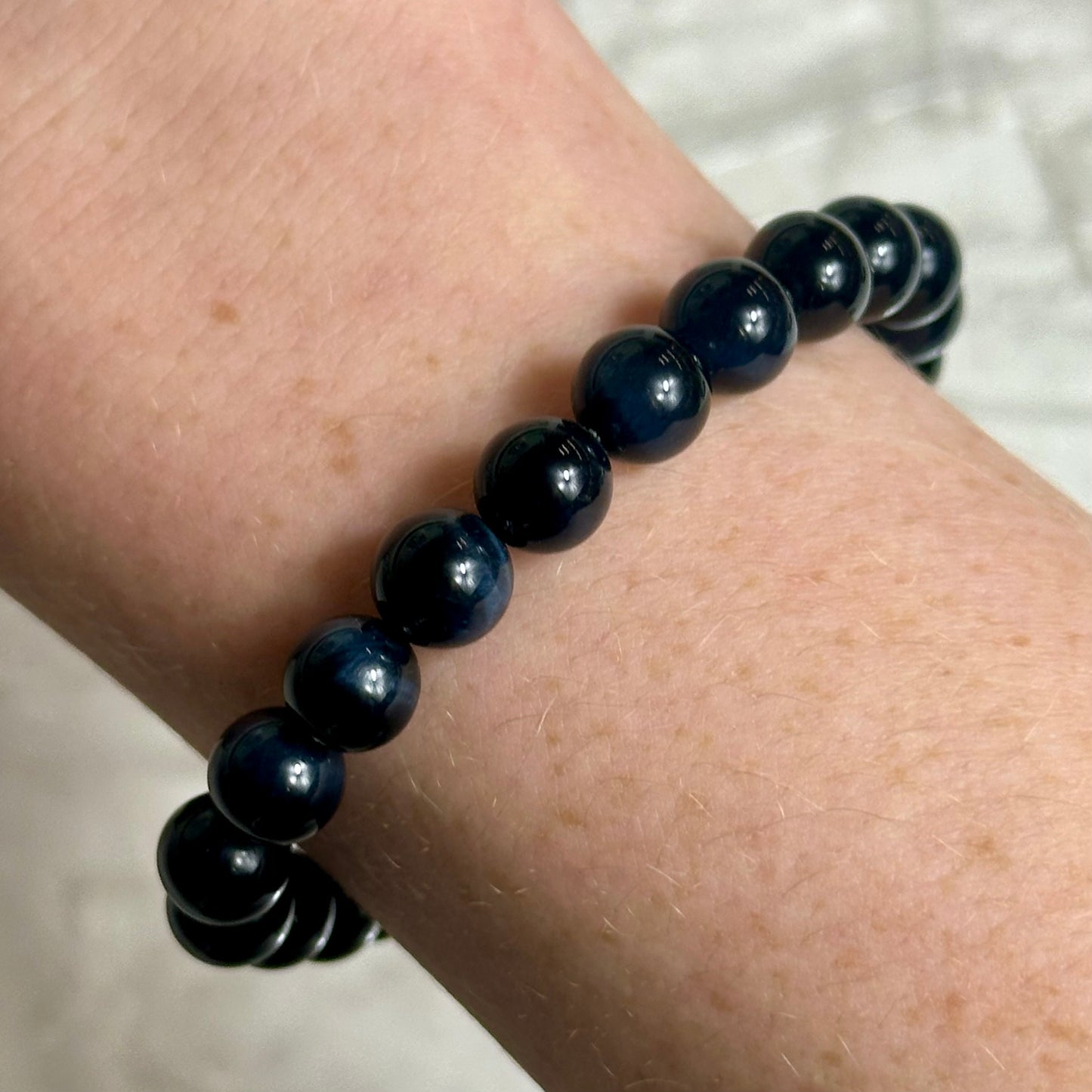 Blue Tigers Eye 6mm Bracelets