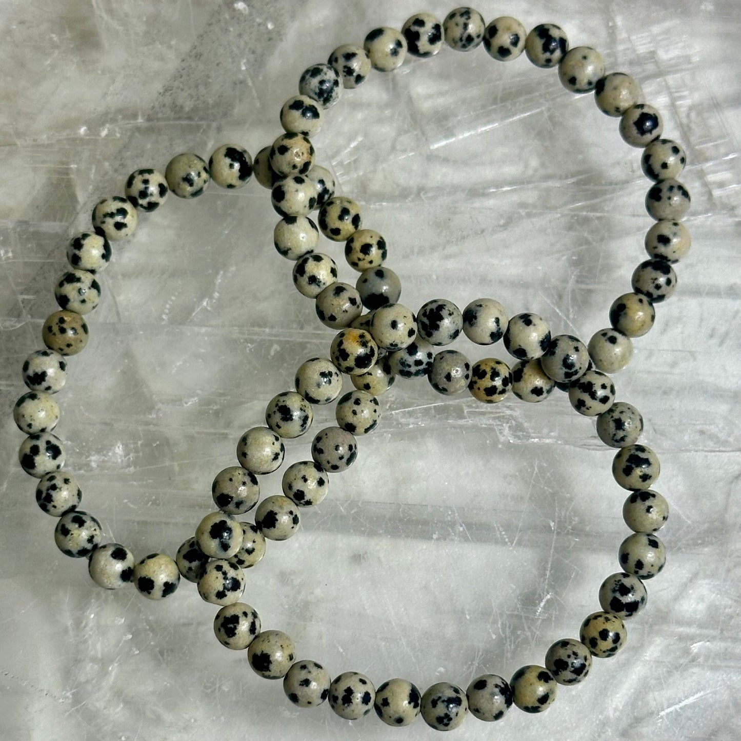 Dalmation Jasper 6mm Bracelets