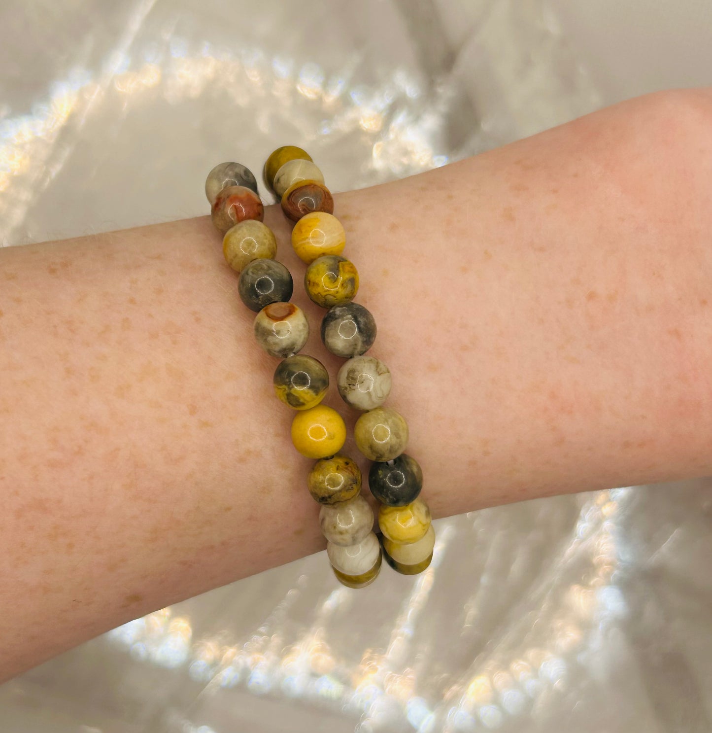 Crazy Lace Agate 6mm Bracelet